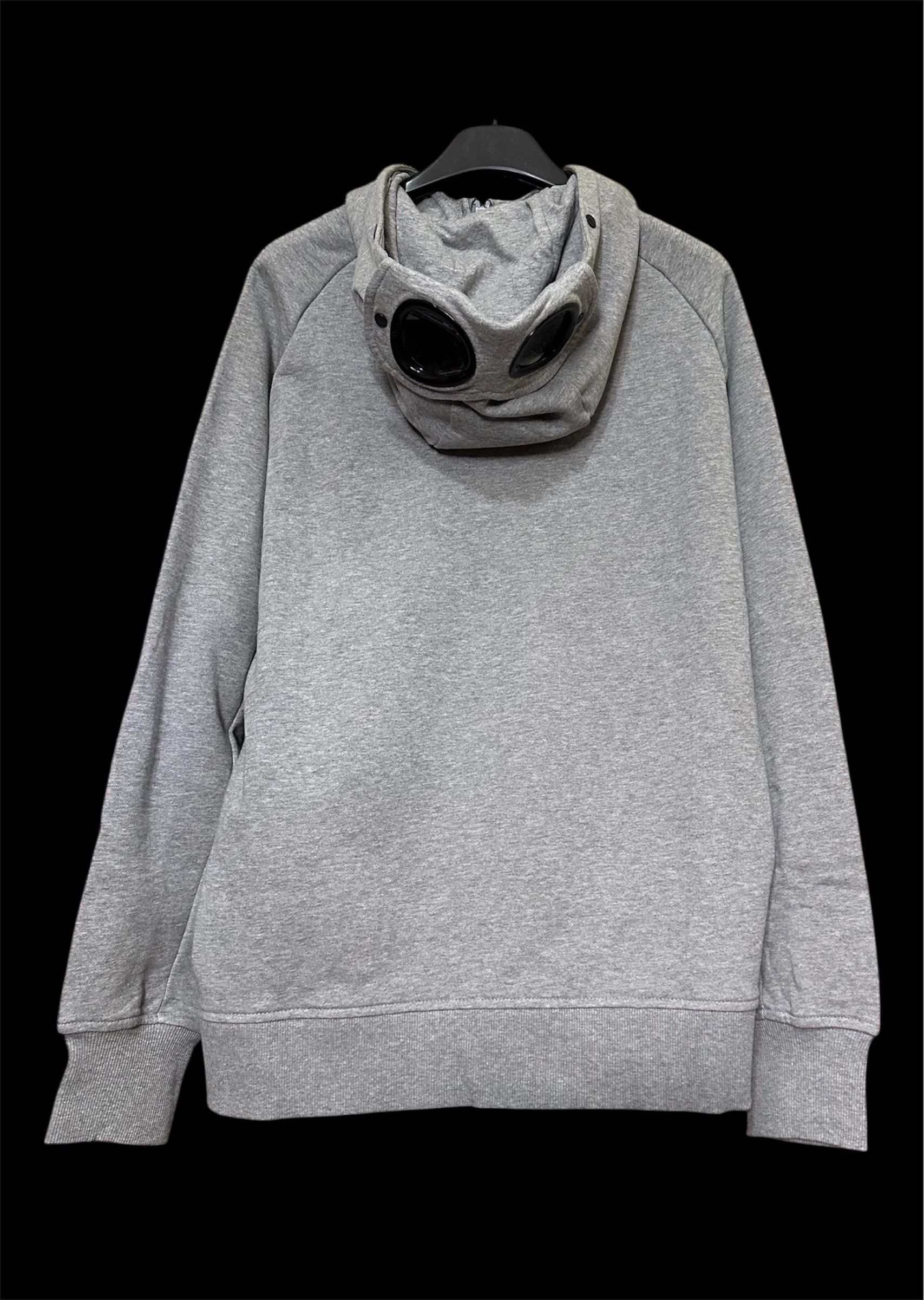 C.P. Company Diagonal Raised Fleece Goggle Zipped Hoodie Size US M / EU 48-50 / 2 - 5 Thumbnail