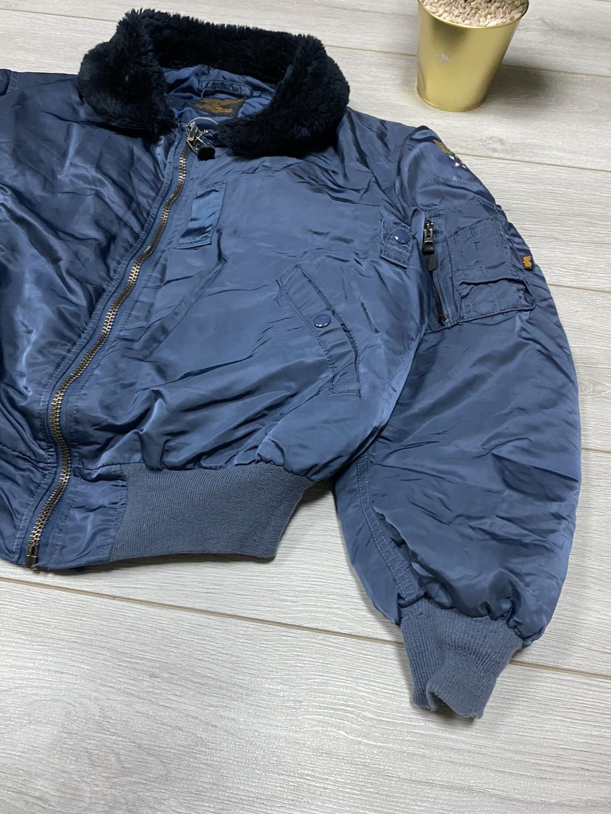 Alpha Industries Alpha Industries vintage flyers man bomber MA-1 zip Size US XL / EU 56 / 4 - 4 Thumbnail