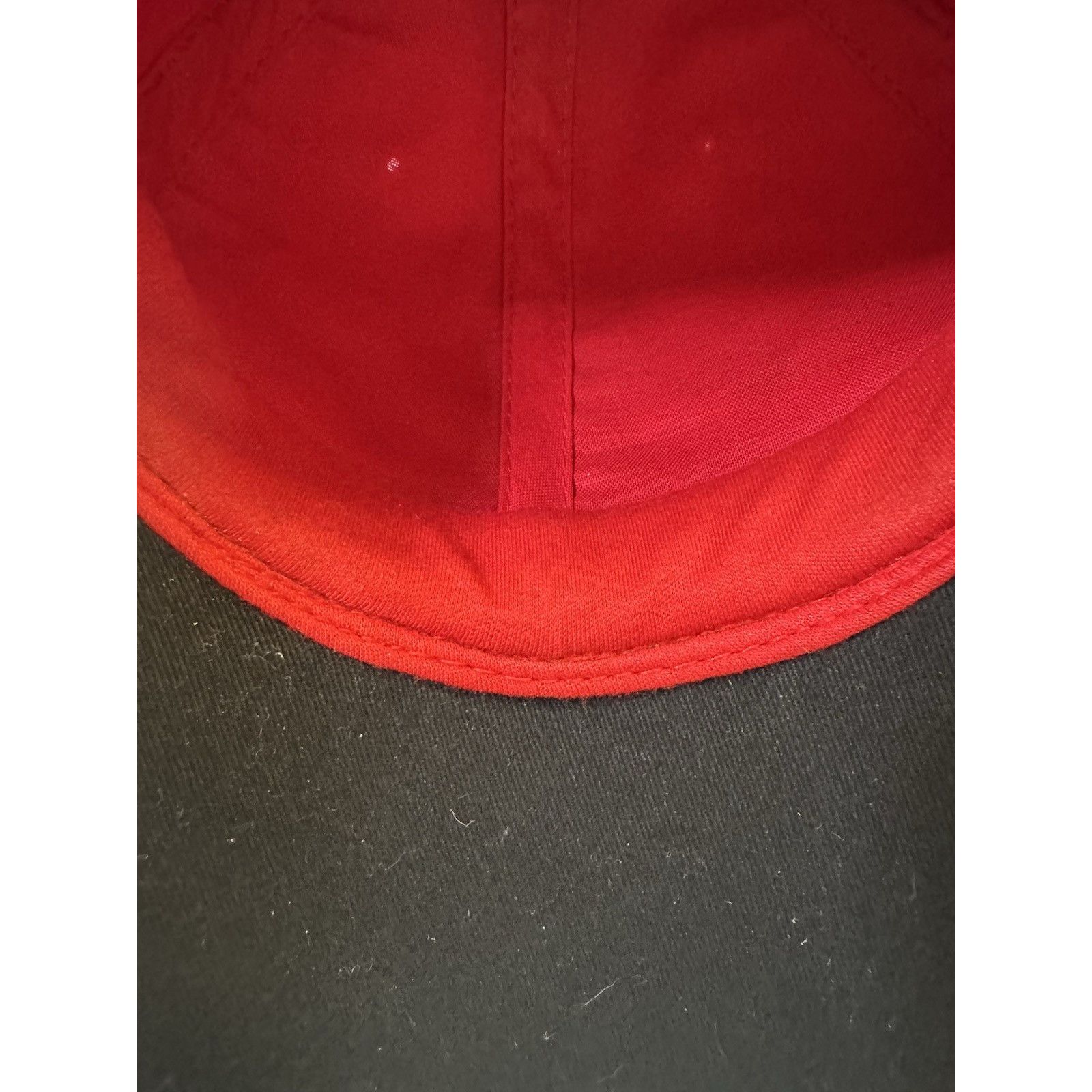 Aerosmith Bio Domes, Aerosmith- O Yeah- Red Cap/Hat 56CM/Regular VTG Size ONE SIZE - 17 Thumbnail