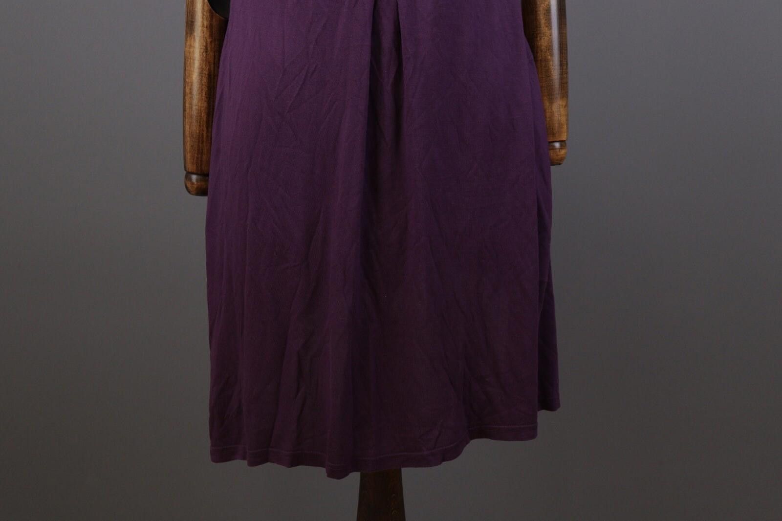 Designer Gudrun Sjoden Purple Modal Midi A-Line Dress Size S Size S / US 4 / IT 40 - 3 Thumbnail