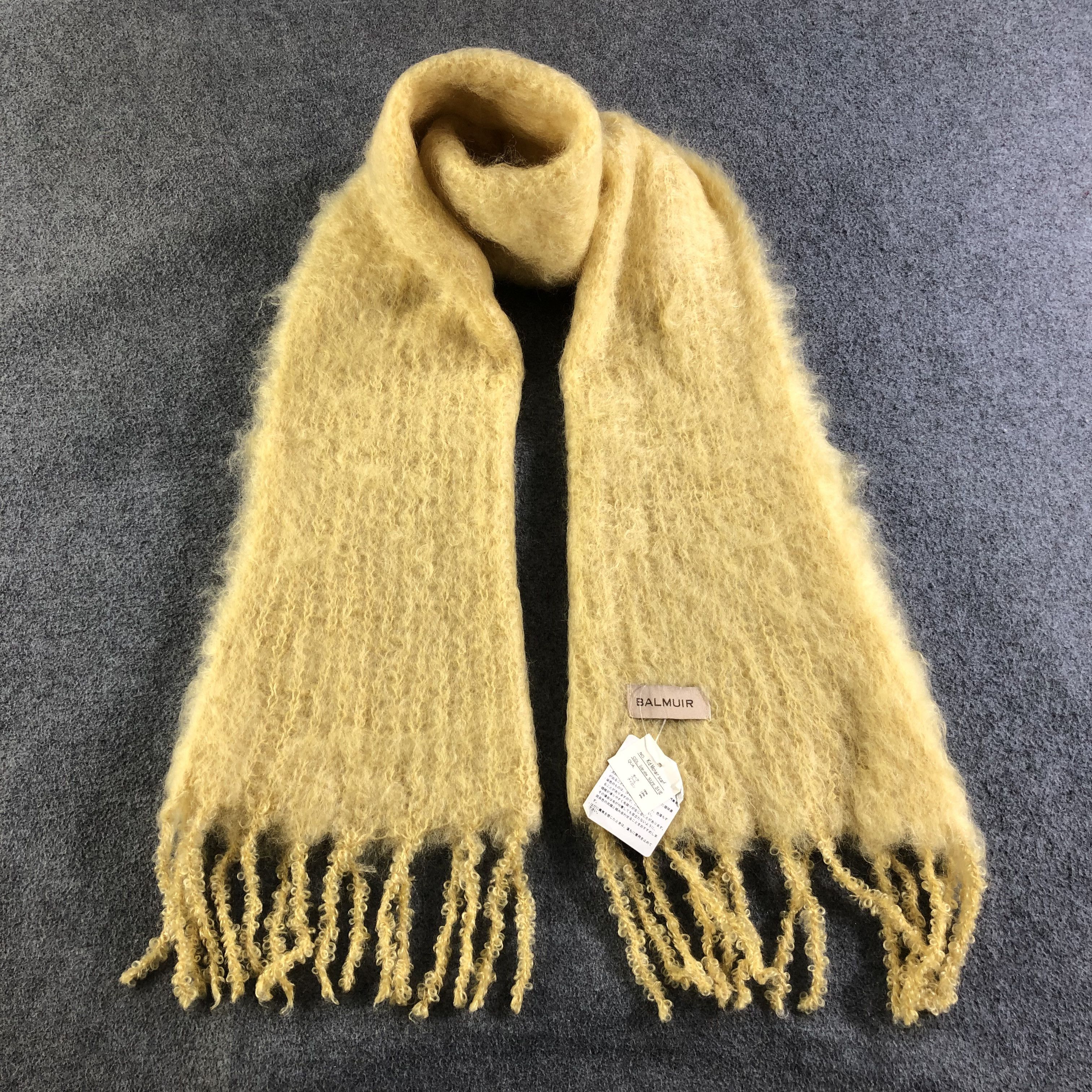 Archival Clothing × Vintage Balmuir Mohair Scarf Muffler