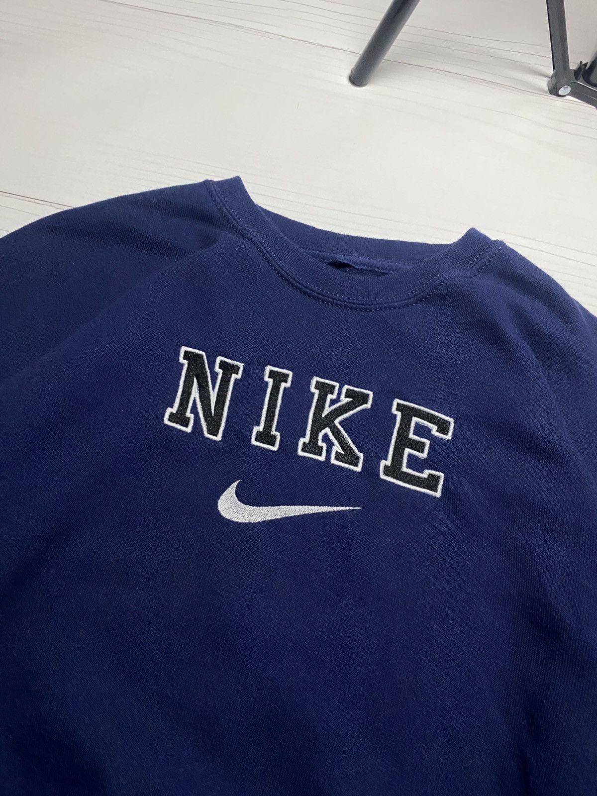 Nike Vintage Nike Big Logo oversize box fit y2k sweatshirt Size US S / EU 44-46 / 1 - 7 Thumbnail