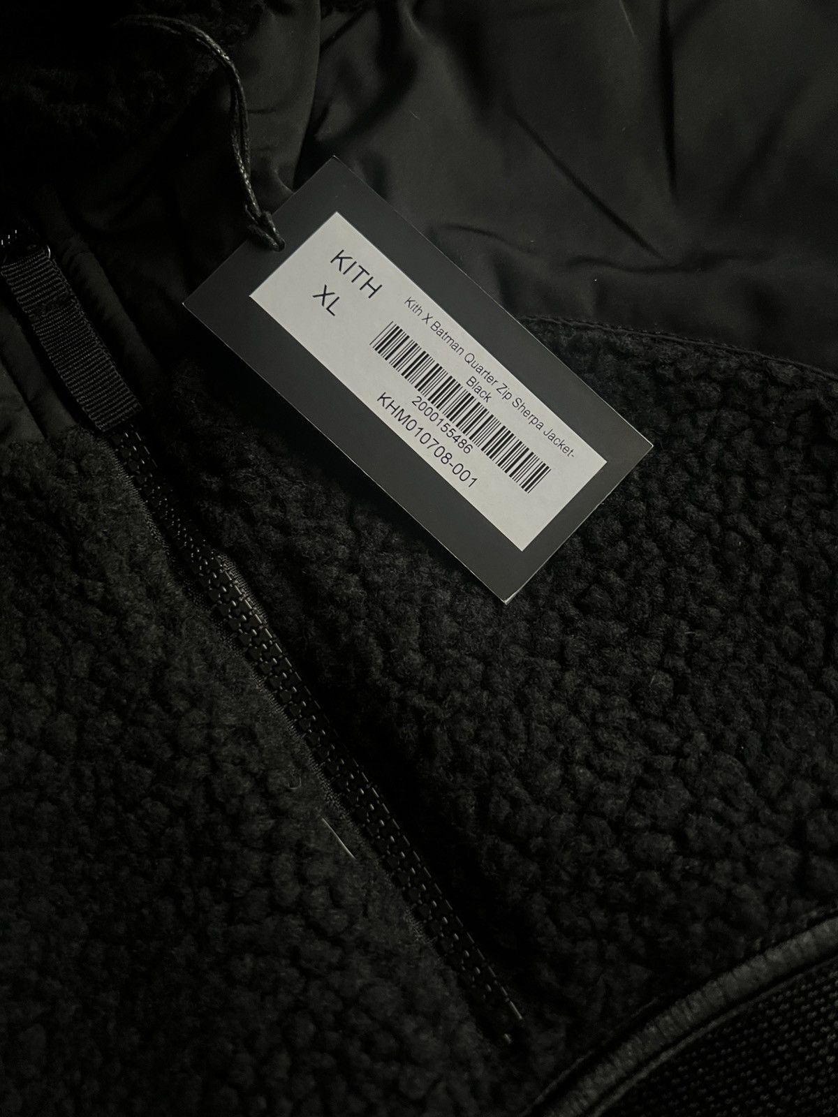 Kith Kith Batman Quarter Zip Sherpa Jacket Size US XL / EU 56 / 4 - 4 Thumbnail