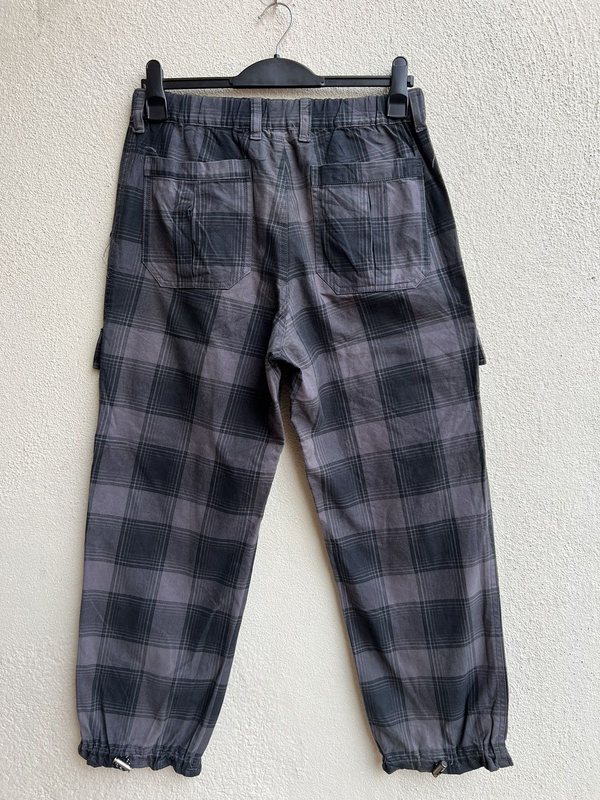Vintage VTG MILK BOY Japan Check Cargo Trouser Pant Size US 30 / EU 46 - 15 Thumbnail