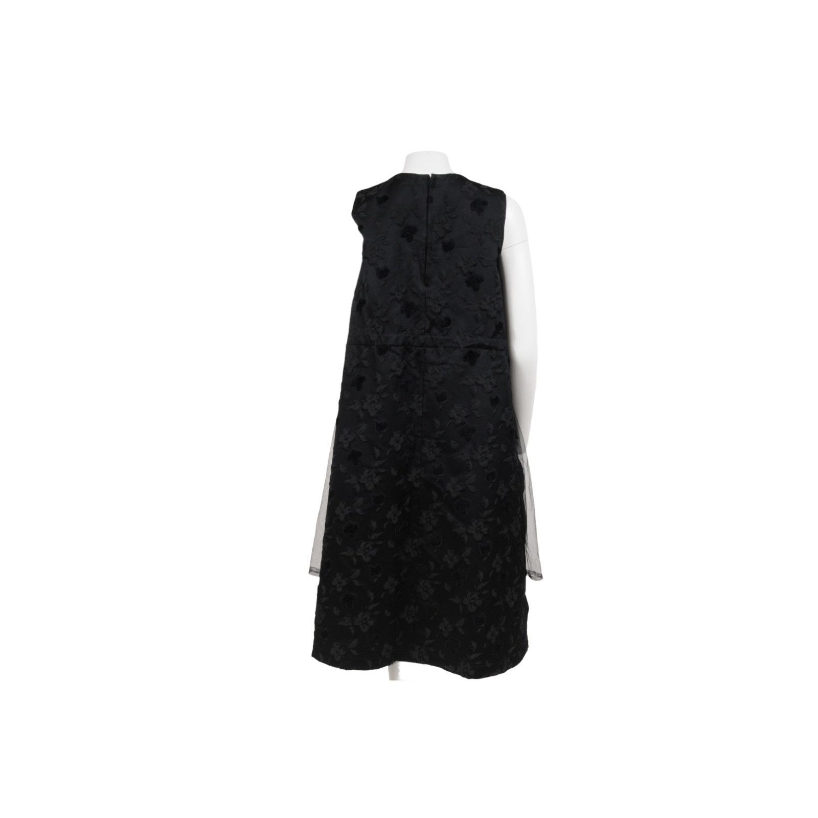Noir Kei Ninomiya Noir Kei Ninomiya Comme De Garcons Midi Dress Black Size S / US 4 / IT 40 - 2 Thumbnail