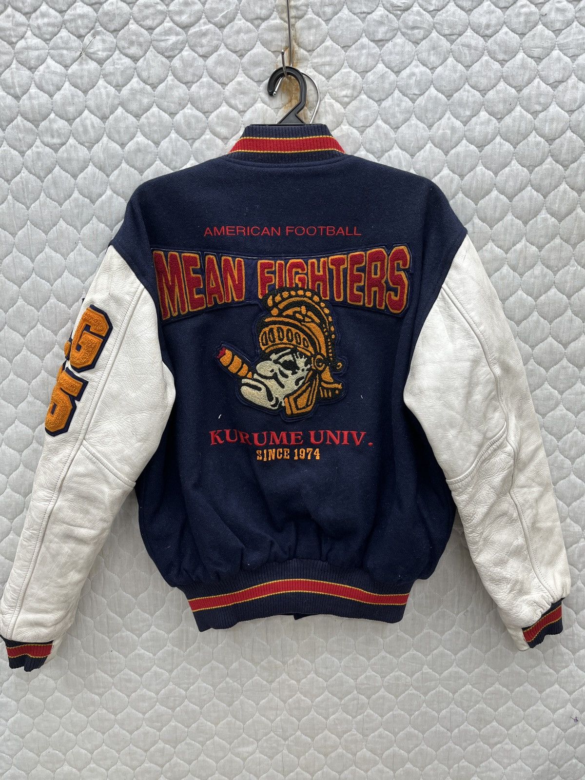 Japanese Brand 🔥🔥🔥ARCHIVE UNITED FORUS MEAN FIGHTERS VARSITY JACKET Size US M / EU 48-50 / 2 - 1 Thumbnail