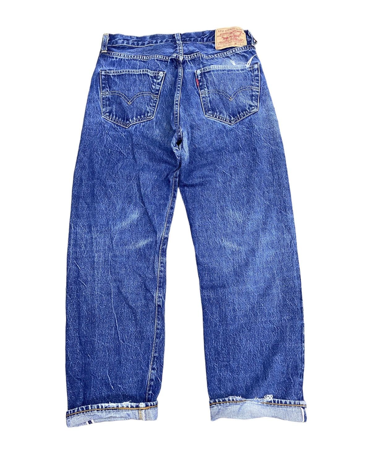 Levi's vintage levis selvedge 501xx redline distressed Size US 30 / EU 46 - 5 Thumbnail
