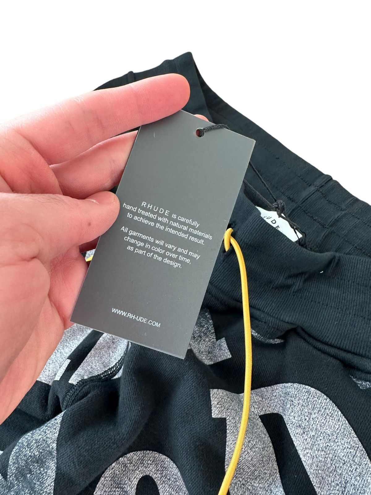 Rhude SzXL Allover Print Black Sweat Pants Size US 34 / EU 50 - 5 Thumbnail