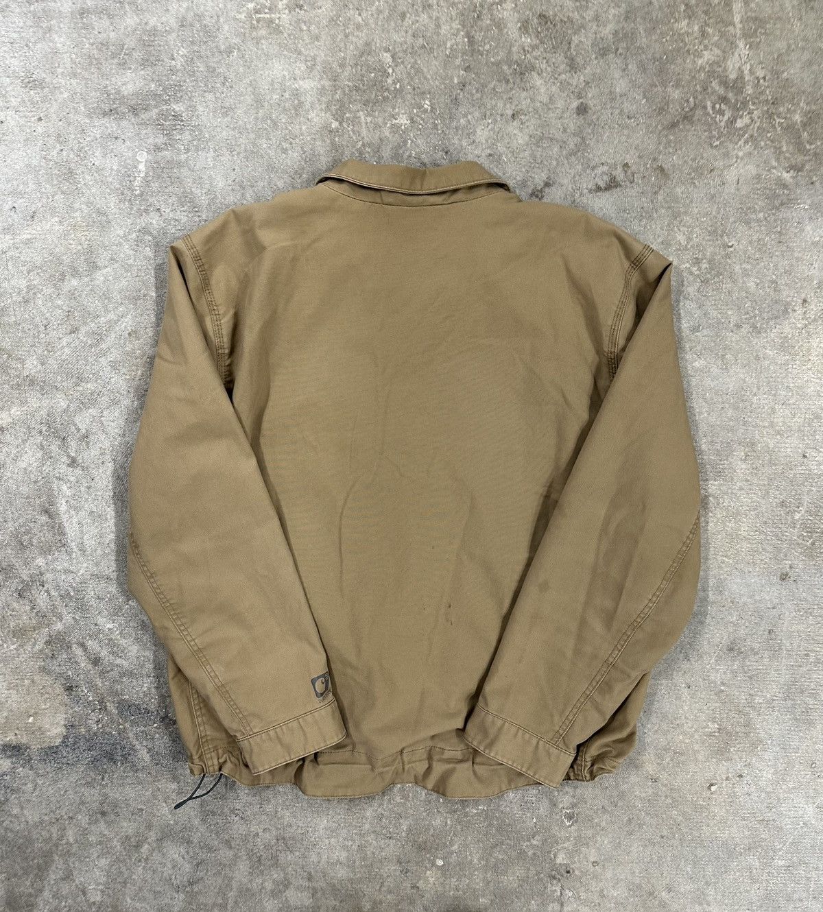 Carhartt Crazy Y2K Carhartt Quick Duck Zip Up Workwear Jacket Size US XL / EU 56 / 4 - 2 Thumbnail