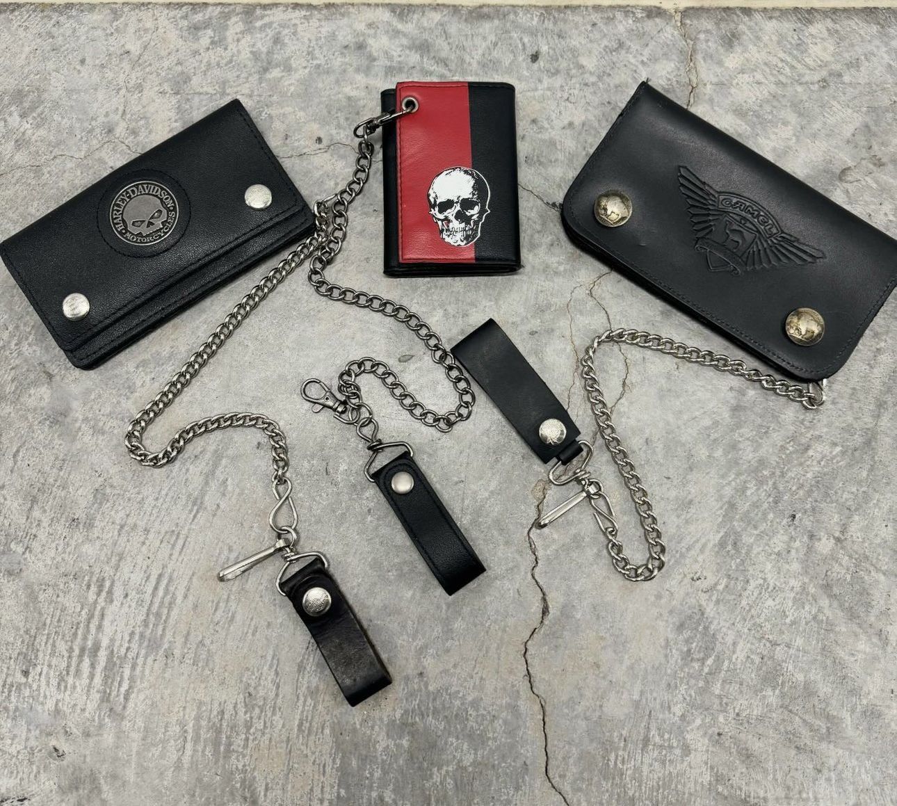 Popular 80s Harley Davidson Chain Wallet