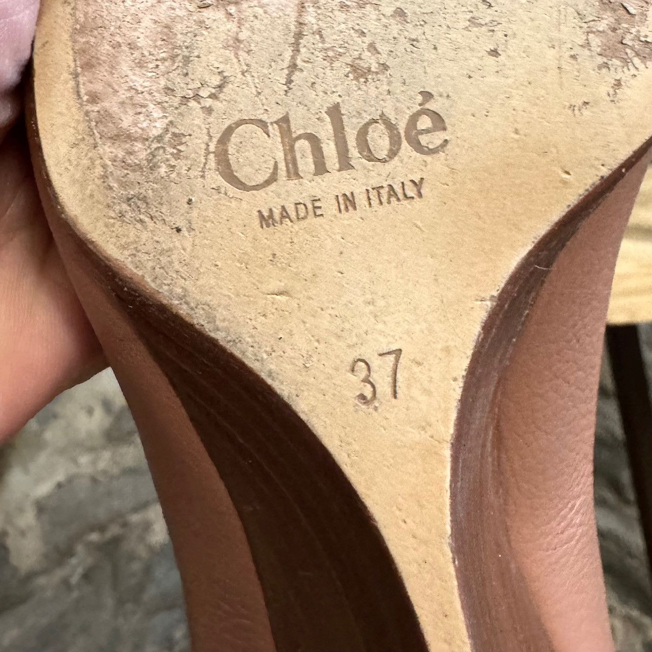 Chloe Chloé Brown C Buckle Wedge Pumps Size US 7 / IT 37 - 10 Thumbnail