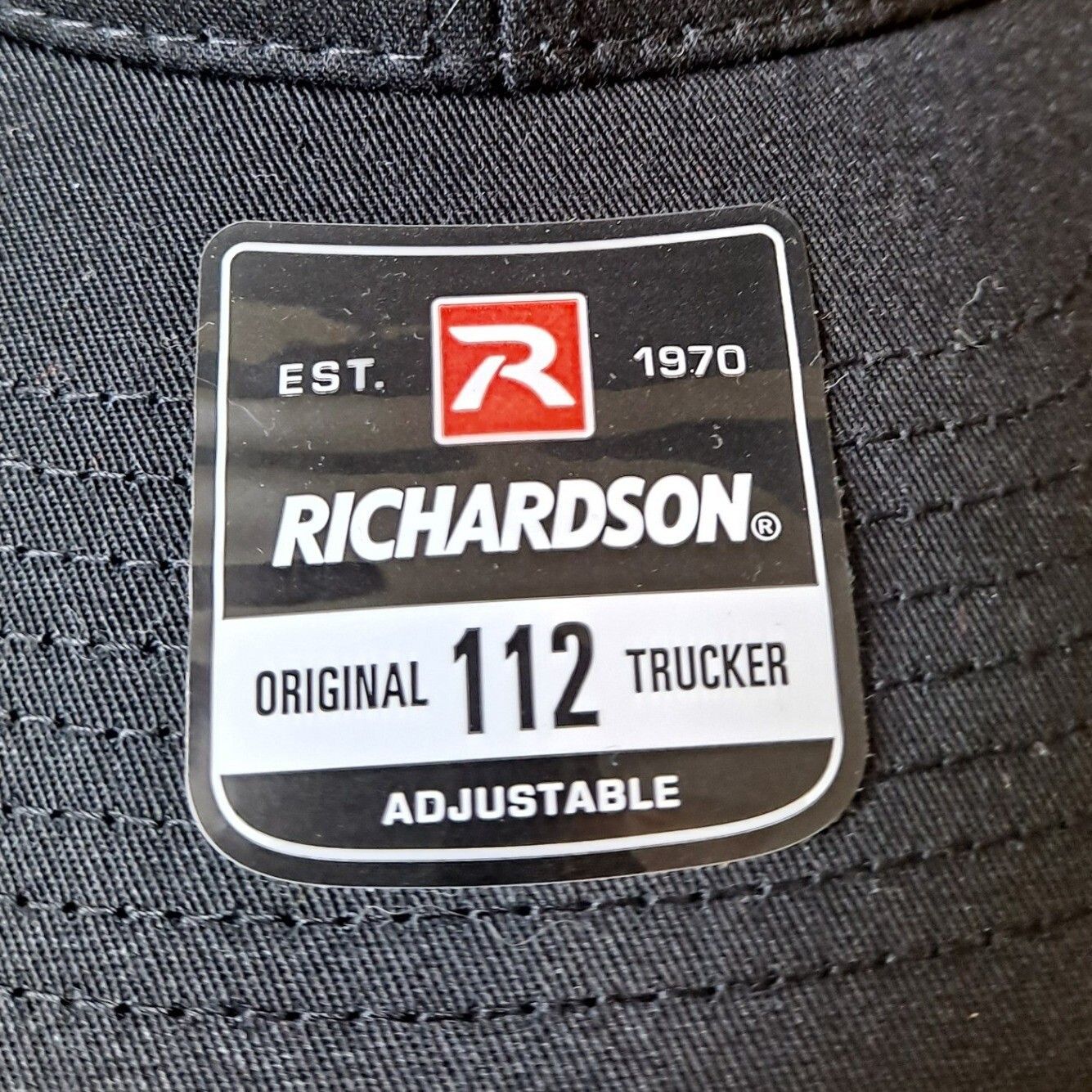 Richardson Richardson 112 Trucker Hat Adjustable Snapback Cap Ozone Bla Size ONE SIZE - 2 Thumbnail