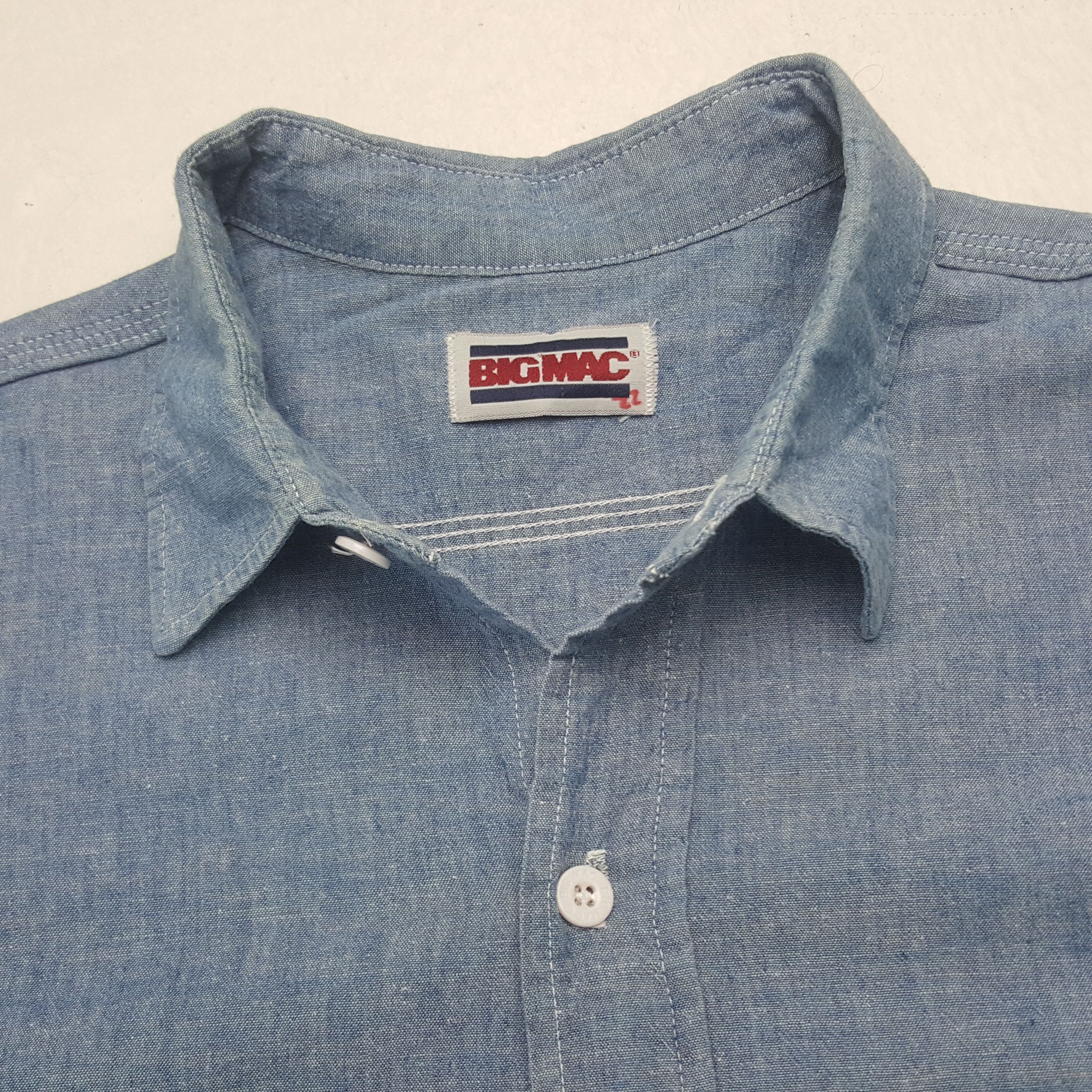 Big Mac Vintage Big Mac Denim Button Up Shirt Size US XL / EU 56 / 4 - 4 Thumbnail