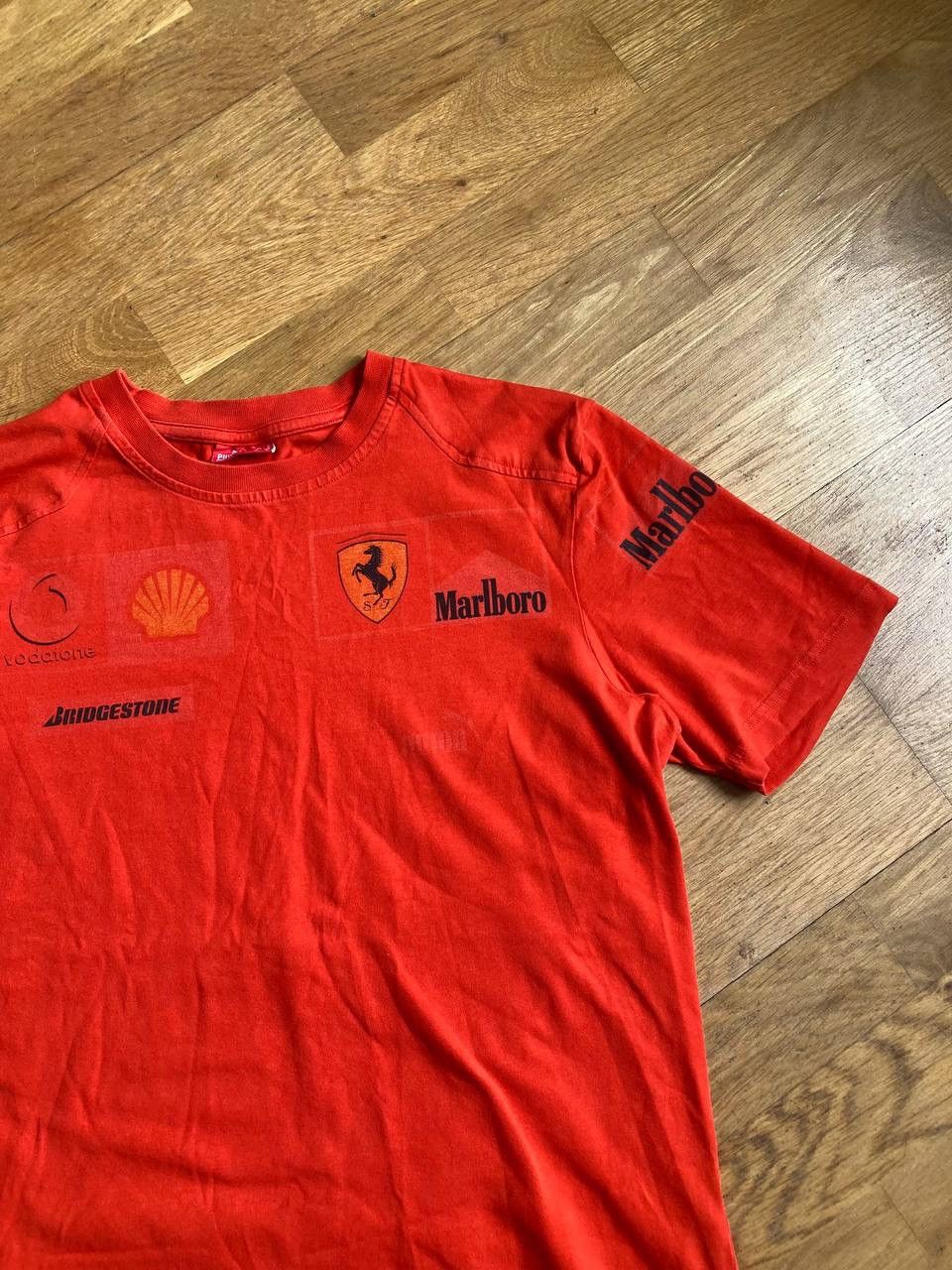 Ferrari × Puma × Vintage T-Shirt Puma x Ferrari x Marlboro Vintage Size US M / EU 48-50 / 2 - 2 Thumbnail