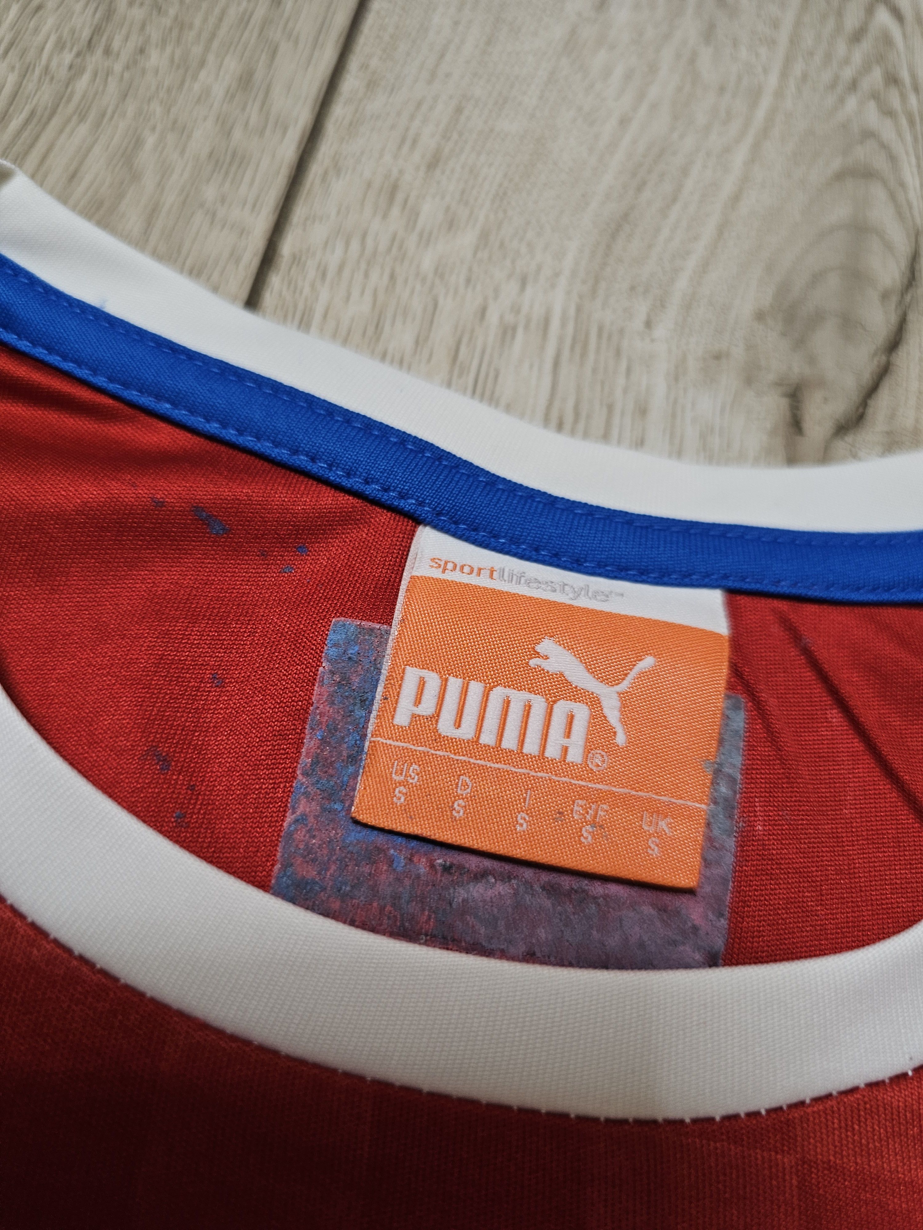 Puma CZECH REPUBLIC 2012 2013 HOME FOOTBALL SHIRT SOCCER JERSEY Size US S / EU 44-46 / 1 - 9 Thumbnail