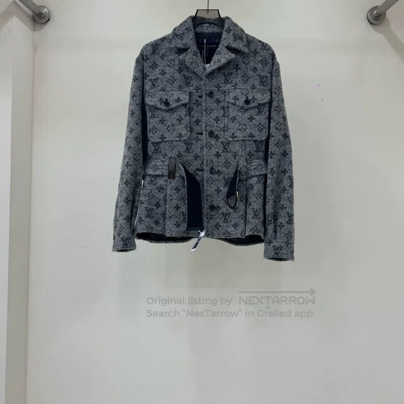 Other Louis Vuitton Black and grey printed wool suit coat Size XXS / US 00 / IT 34 - 1 Thumbnail