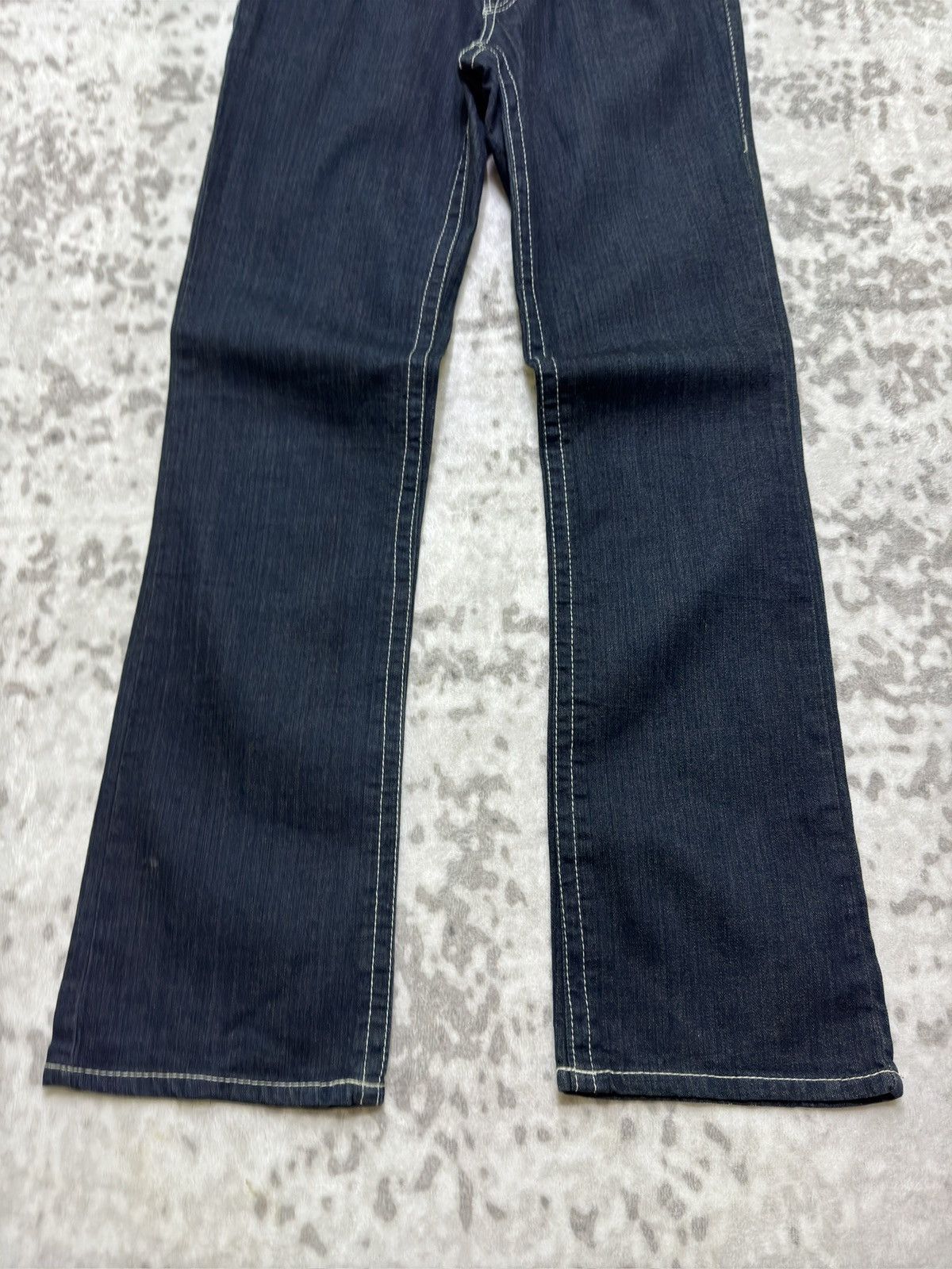 True Religion True Religion Bootcut Jeans White Patches Y2K Dark Wash Size US 29 - 6 Thumbnail