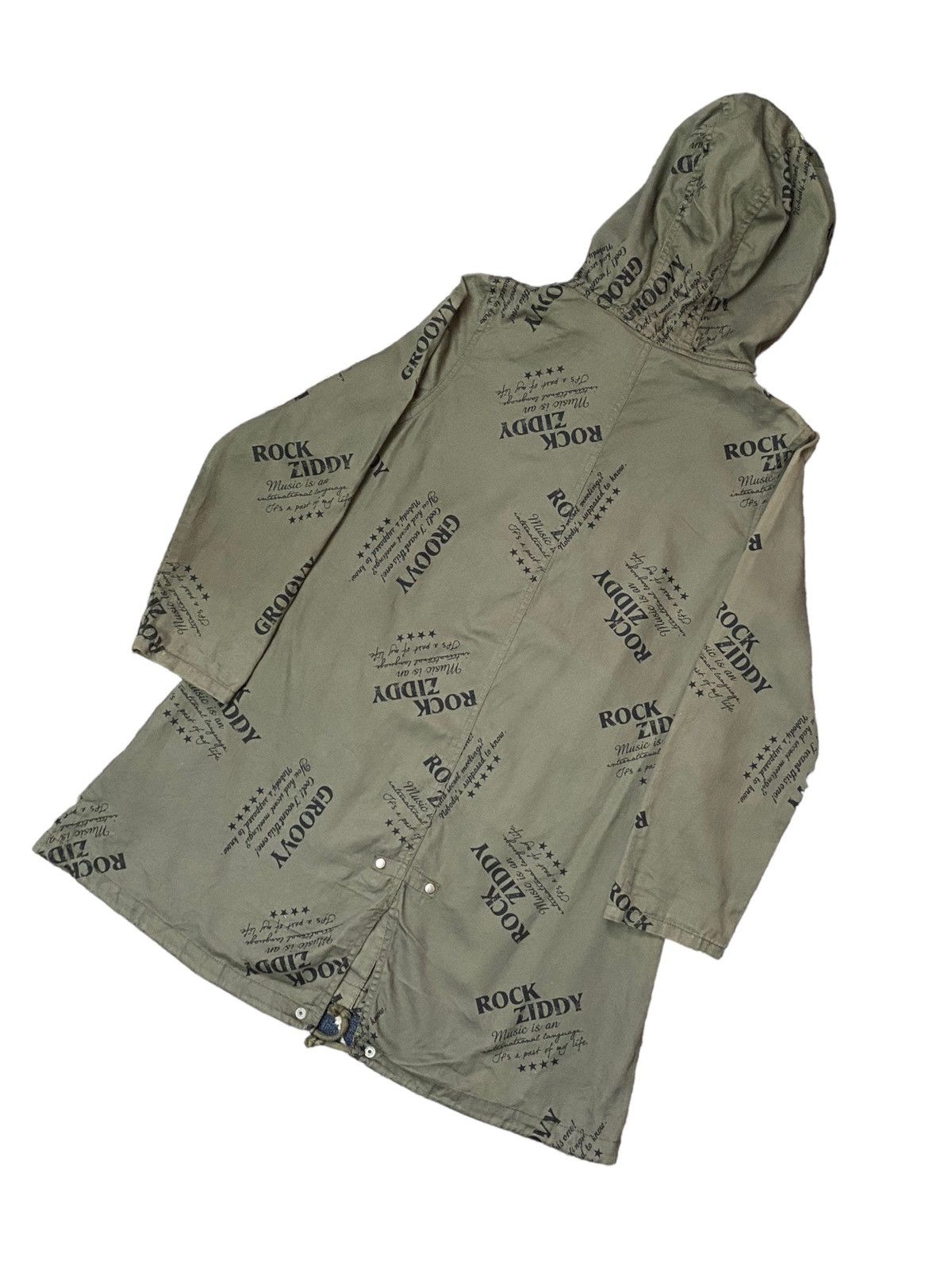 Hysteric Glamour Parkas Japan Rock n Roll Ziddy Groovy Genre Army Green Size US S / EU 44-46 / 1 - 6 Thumbnail