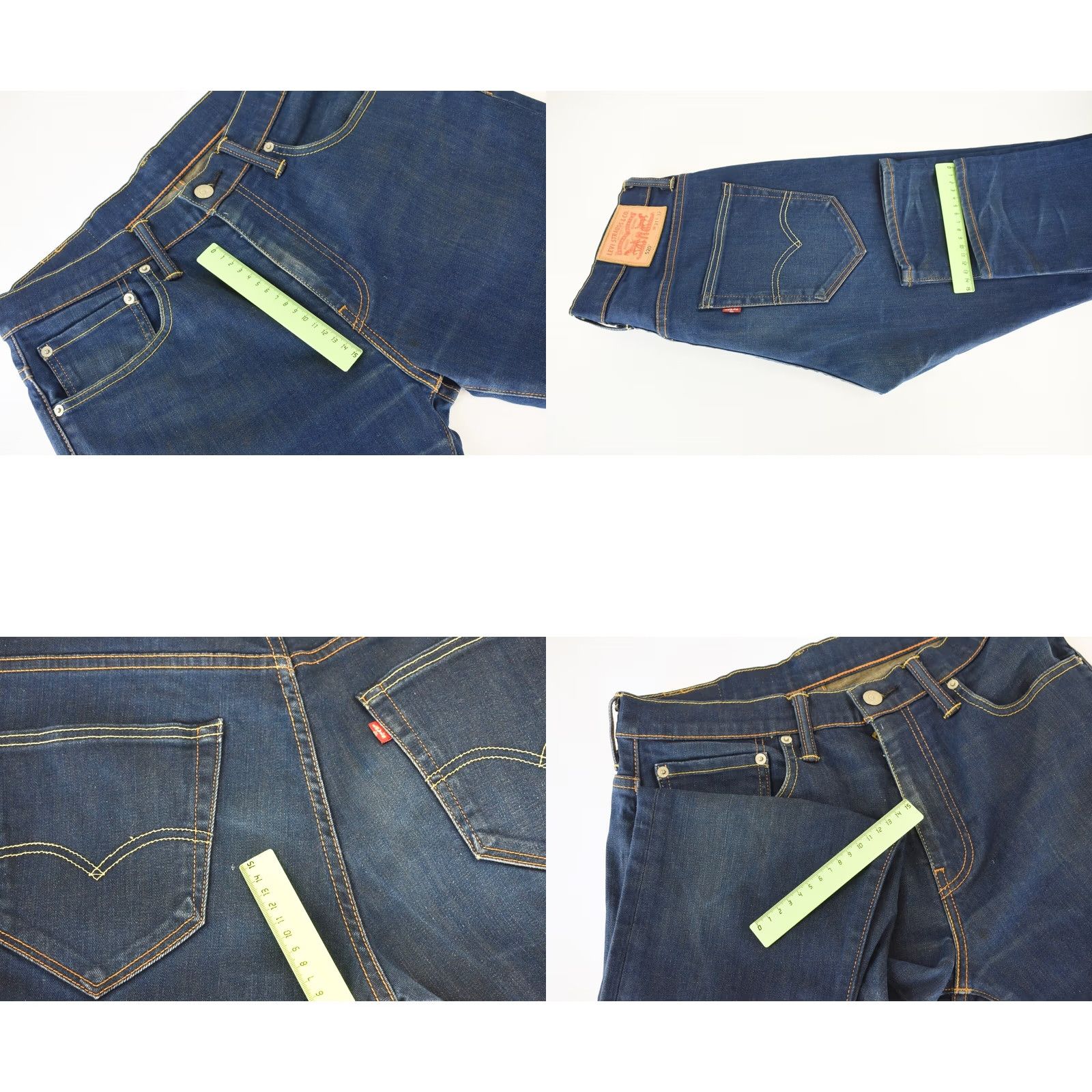 Levi's LEVIS 520 Jeans Men's Tapered Fit W31/L32 Stretch Denim Pants Zip Fly Blue Size US 31 - 8 Thumbnail