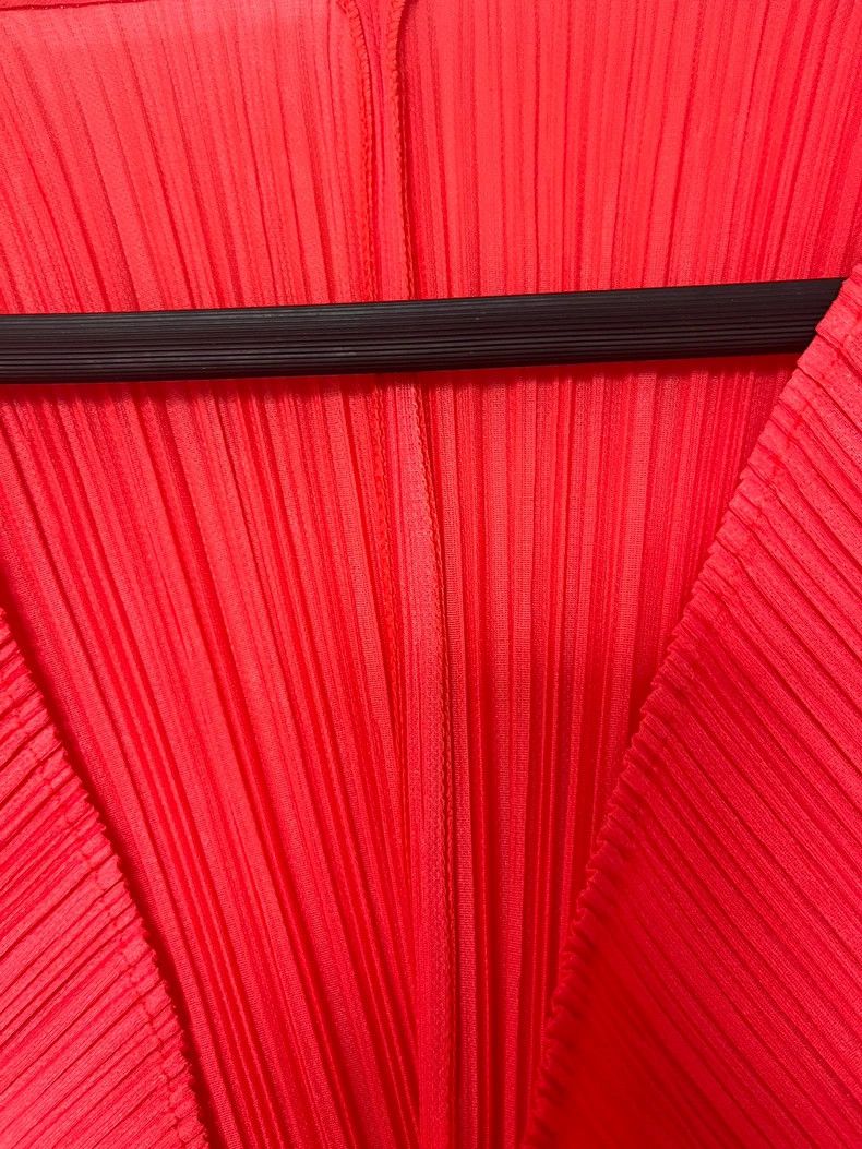 Issey Miyake Issey Miyake size:3 Orange-red pleated jacket Size S / US 4 / IT 40 - 4 Thumbnail