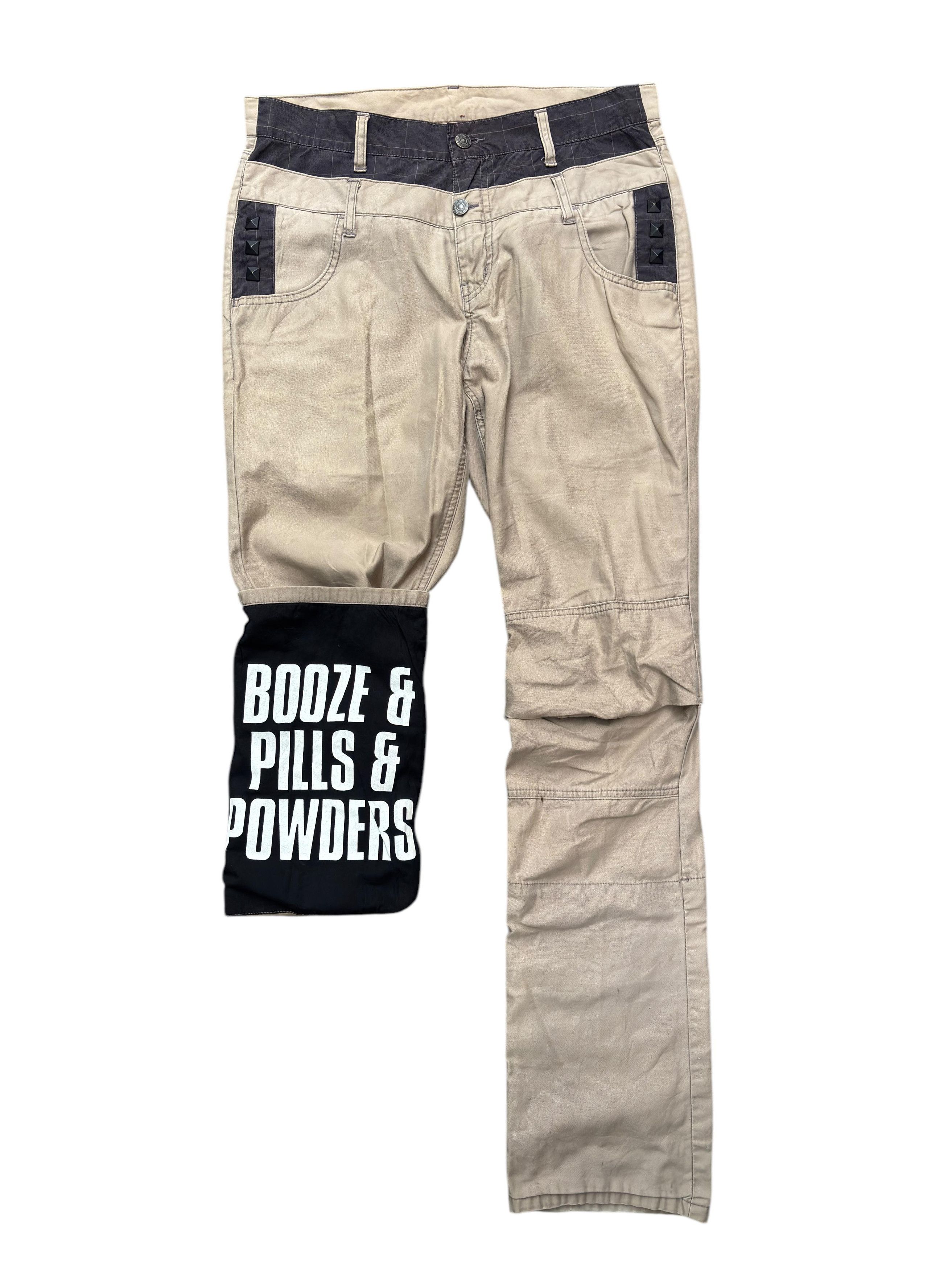 PPFM × Vintage PPFM Peyton Place For Men Union Jack Stud Punk Booze Piils Size US 35 - 5 Thumbnail