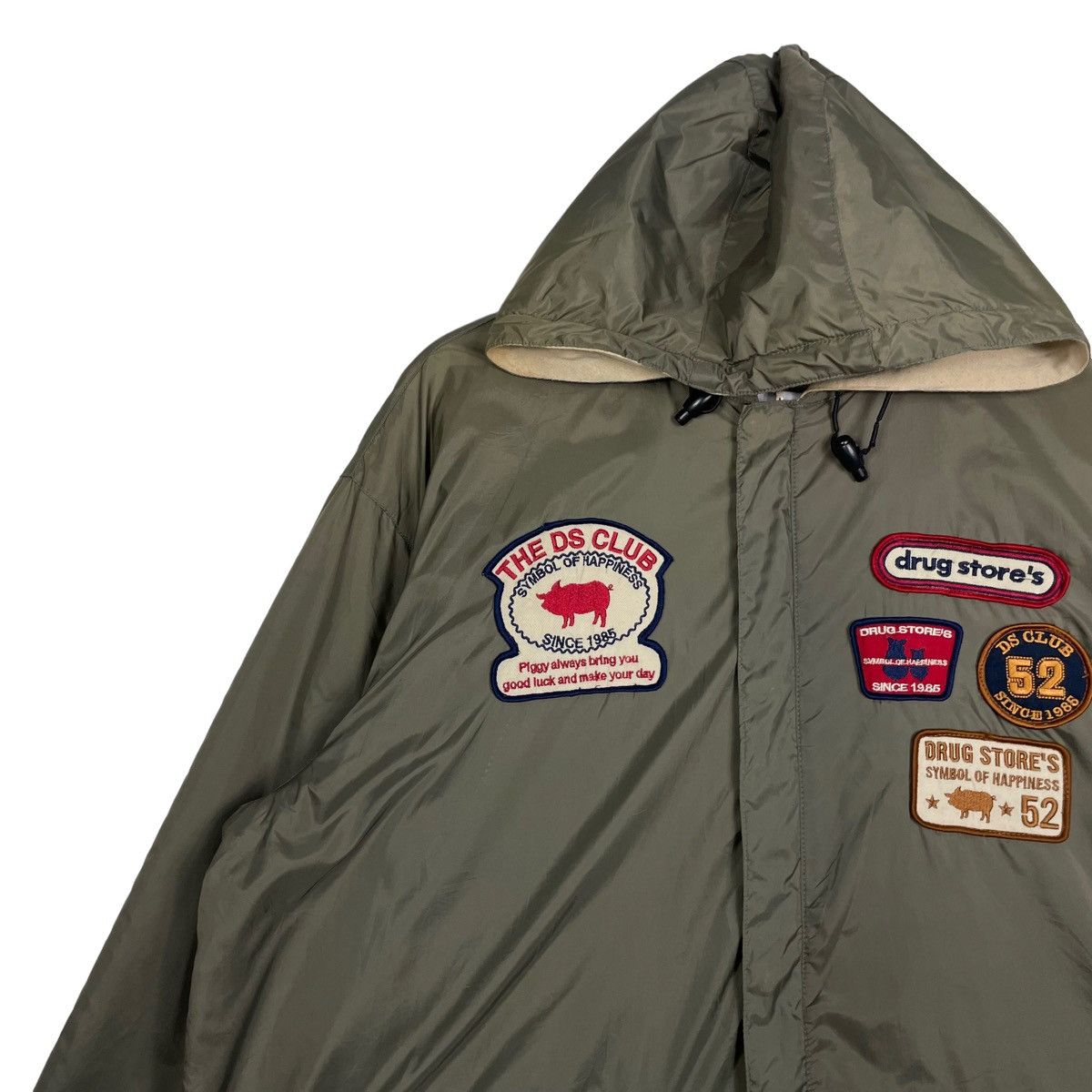 Hysteric Glamour × Japanese Brand 💥THE DRUG STORE PATCHERS LOGO HOODIE JACKET Size US L / EU 52-54 / 3 - 6 Thumbnail
