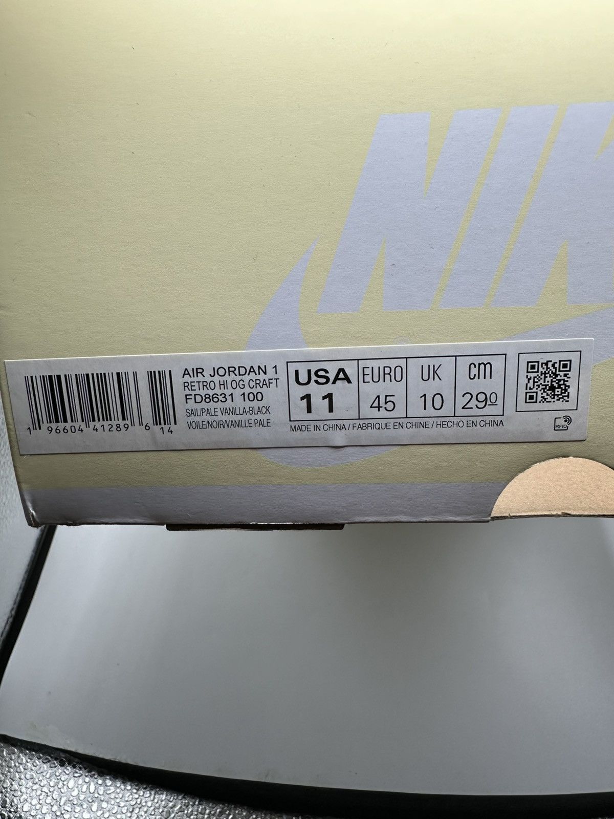 Jordan Brand Air Jordan 1 Retro High OG Craft “Vibrations Of Naija” Size US 11 / EU 44 - 7 Thumbnail