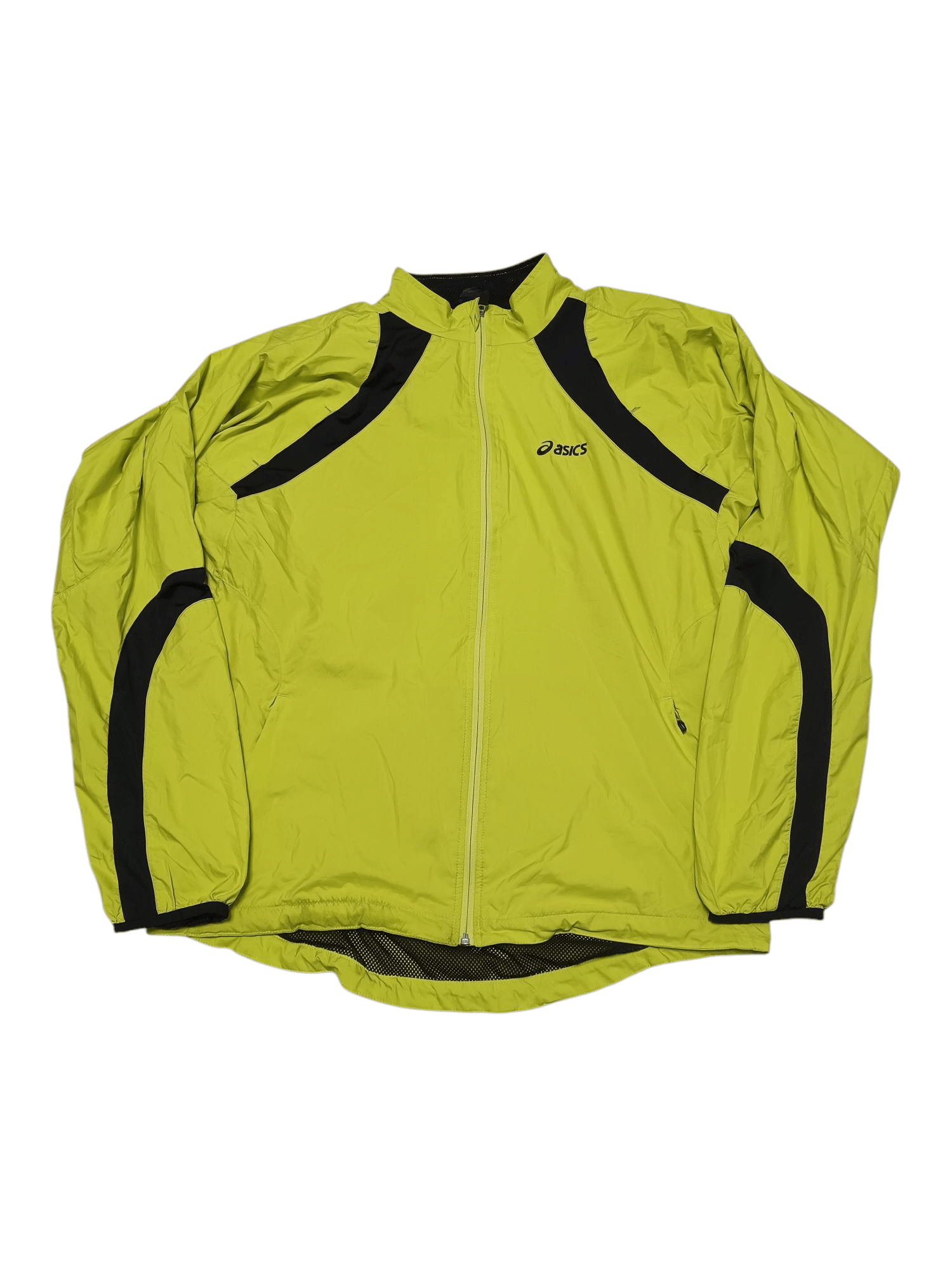Asics ASICS VINTAGE NYLON ACID GREEN FIRE DRILL TRACK JACKET Size US L / EU 52-54 / 3 - 1 Thumbnail