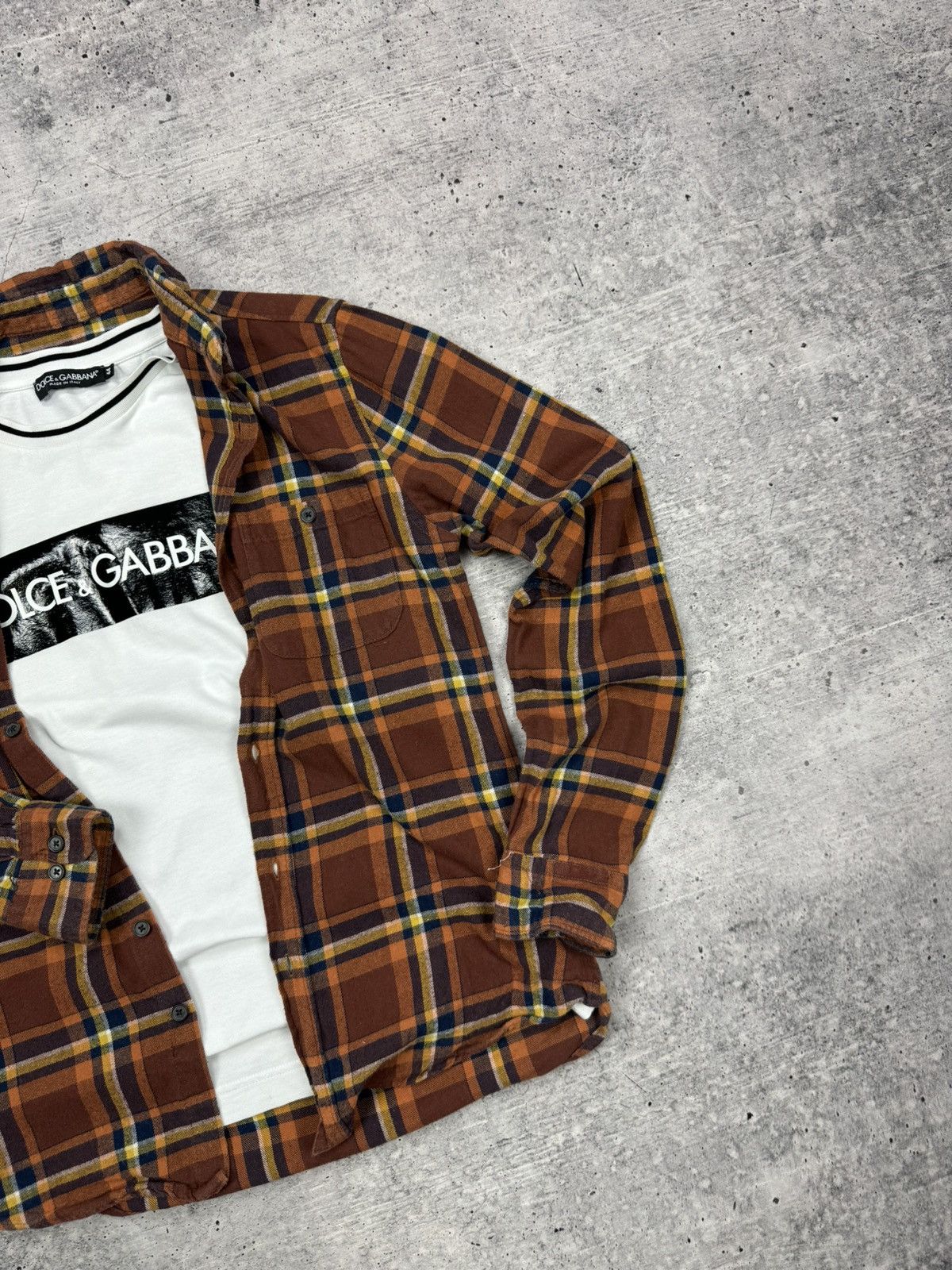 Designer × Vintage Vintage Y2K Plaid Flannel Checkered Shirt Travis Scott Style Size US XS / EU 42 / 0 - 3 Thumbnail
