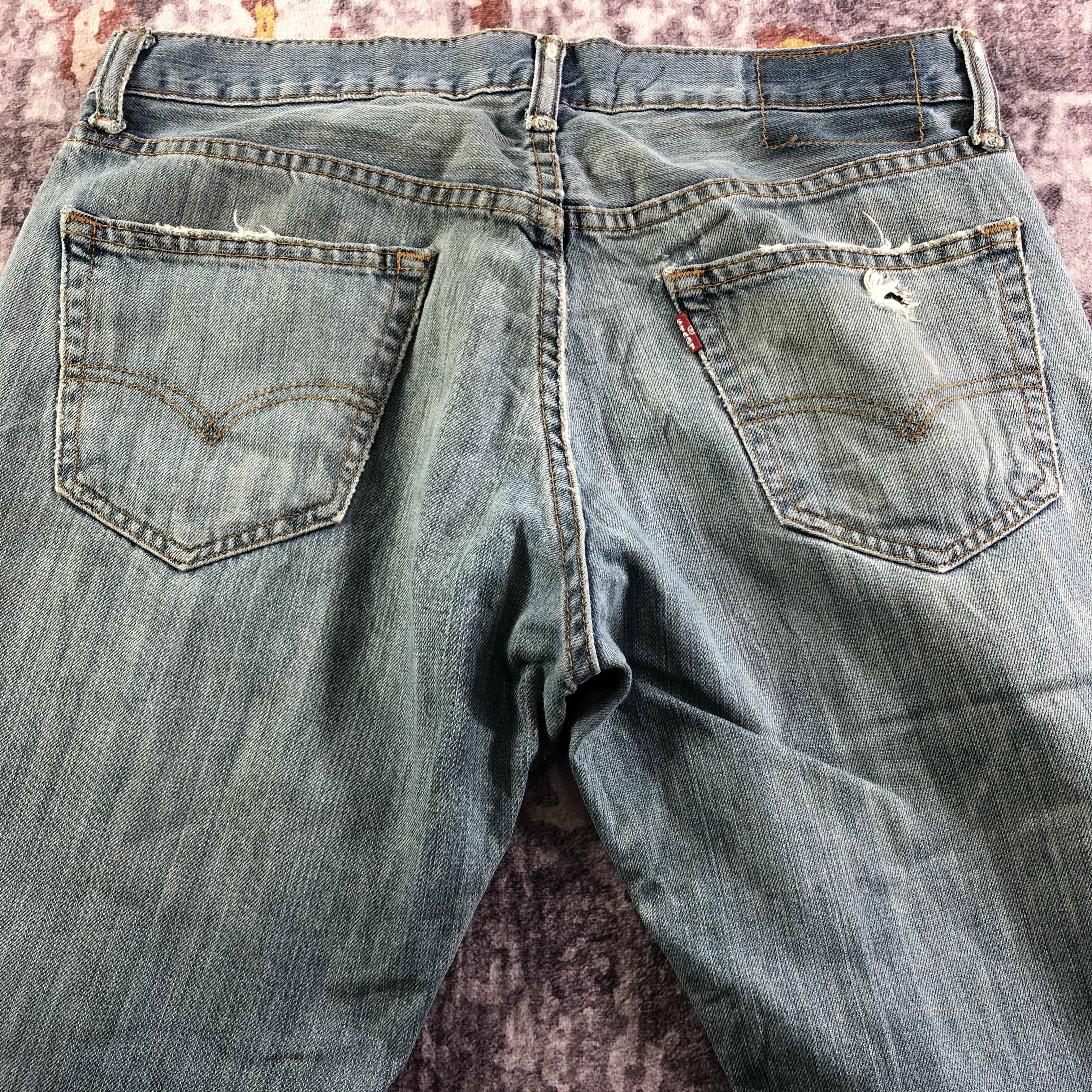 Levi's × Vintage Vintage Distress Levis 559 Jeans-JM3369 Size US 32 / EU 48 - 4 Thumbnail