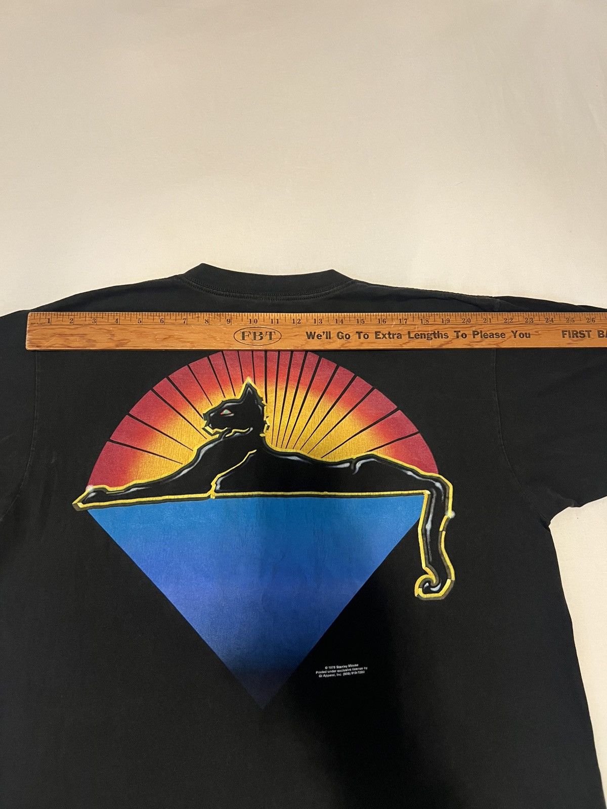 Band Tees × Grateful Dead Vintage Stanley Mouse Cats under the Stars Grateful Dead Size US XL / EU 56 / 4 - 4 Thumbnail
