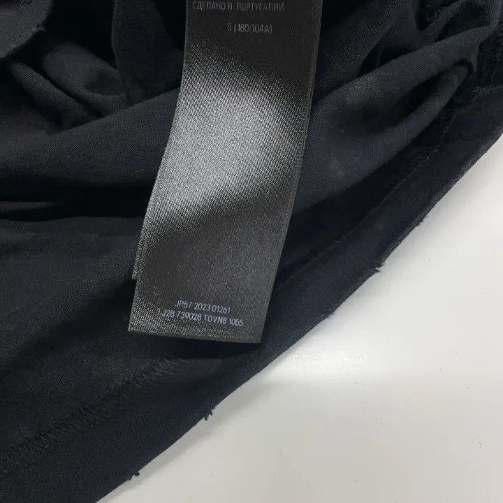 Balenciaga Balenciaga Balenciaga Black Letter Print Short Sleeve TShi Size US L / EU 52-54 / 3 - 2 Thumbnail