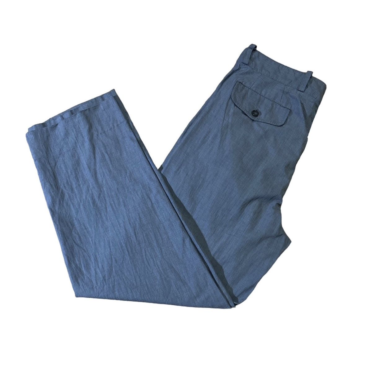 Designer × Vintage × Yves Saint Laurent Vintage 1980s Yves Saint Laurent Pleated Pants Size US 34 / EU 50 - 12 Thumbnail