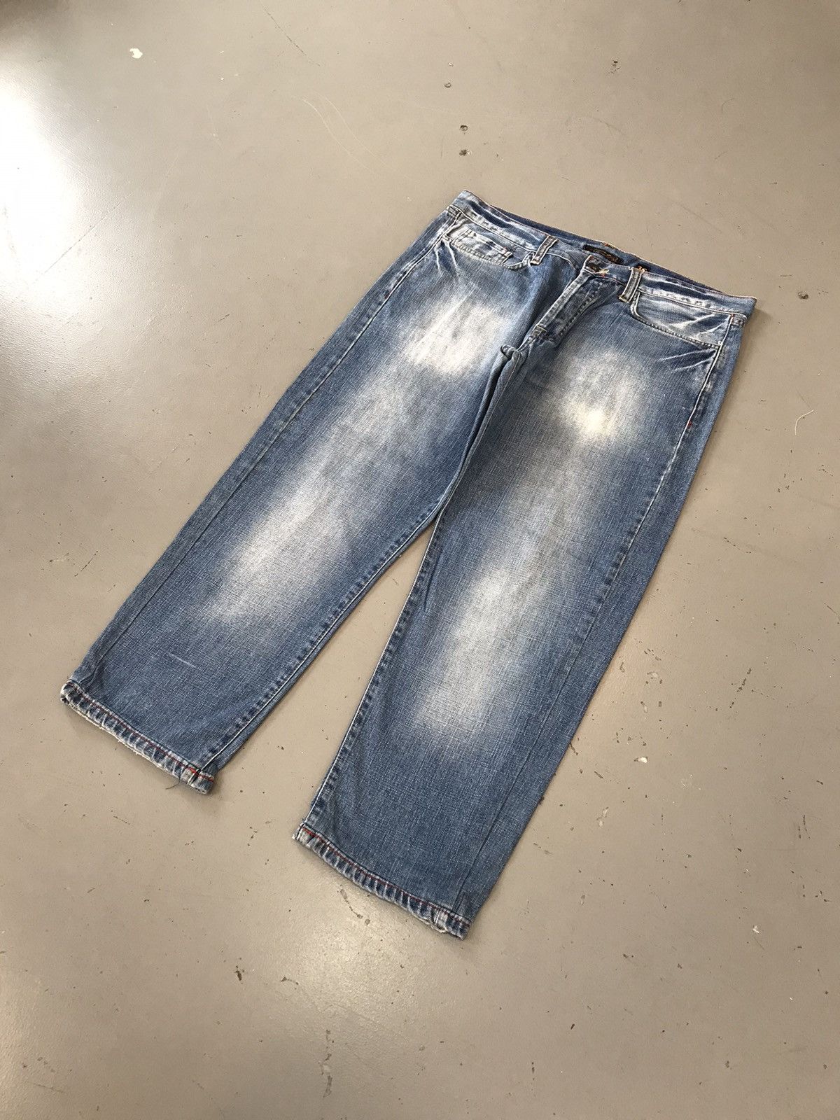 Ed Hardy × Vintage Ed Hardy Tiger 🐯 Embroidery Denim Size US 36 / EU 52 - 4 Thumbnail