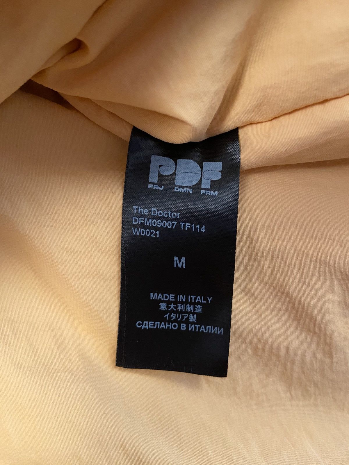 PDF PDF Channel The Doctor Jacket Size US M / EU 48-50 / 2 - 18 Thumbnail