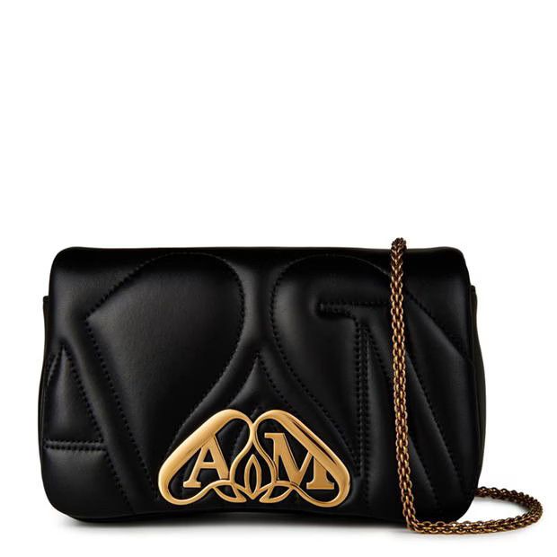 Alexander McQueen o1g2r1mq0824 Size: OS / The Seal Mini Bag in Black Size ONE SIZE - 1 Thumbnail