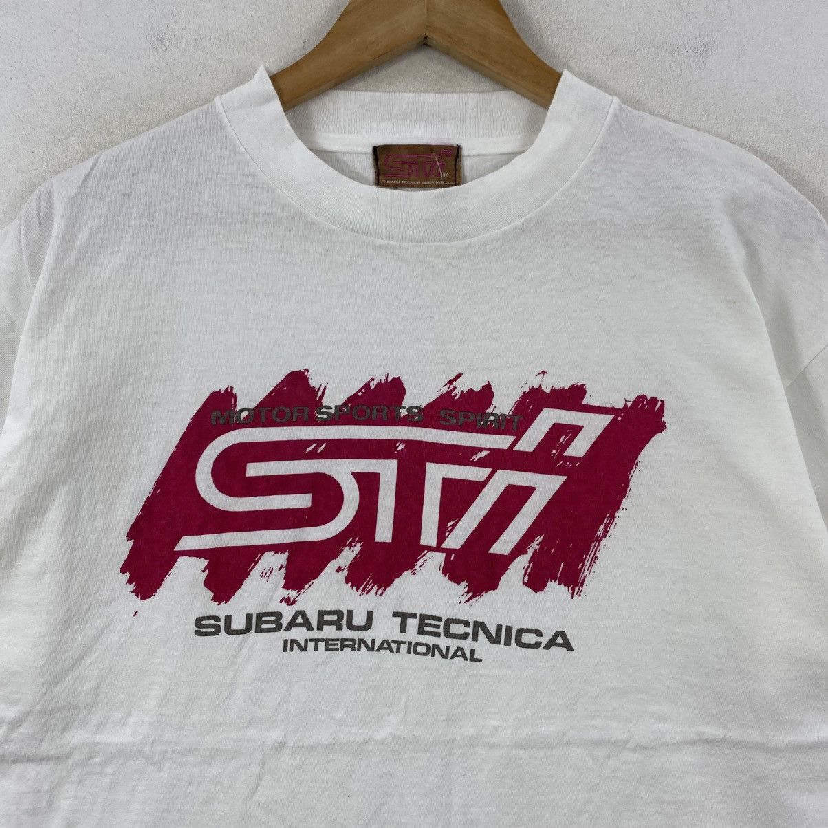 Vintage Vintage90s Subaru STI Tecnica International TShirt MadeJapan Size US L / EU 52-54 / 3 - 4 Thumbnail