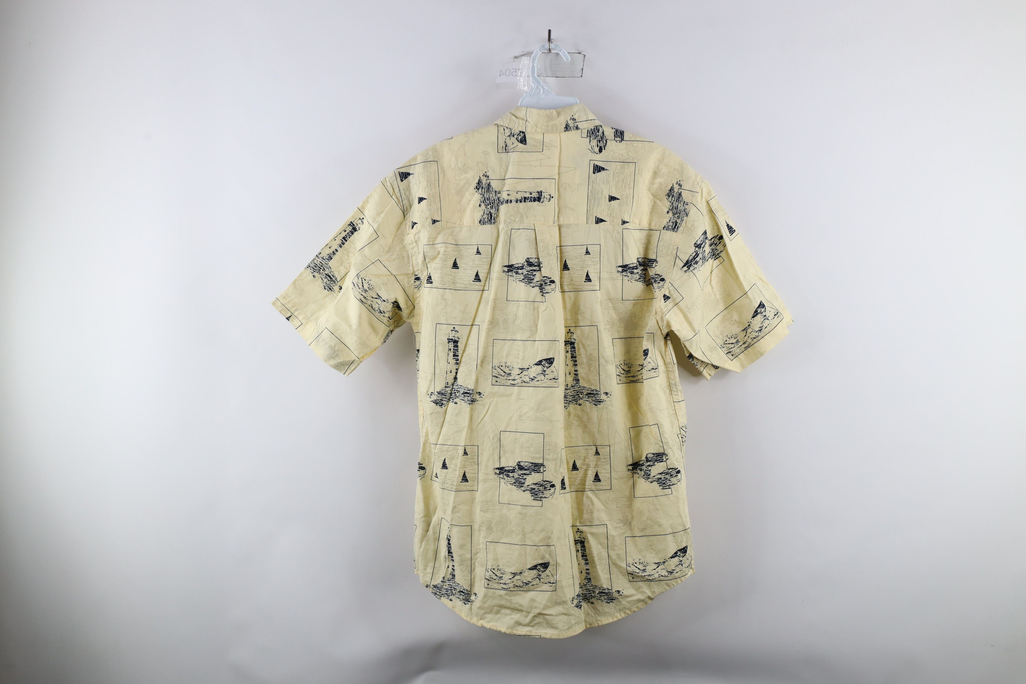 Vintage Vintage 90s Streetwear Lighthouse Boat Button Down Shirt Size US S / EU 44-46 / 1 - 7 Thumbnail