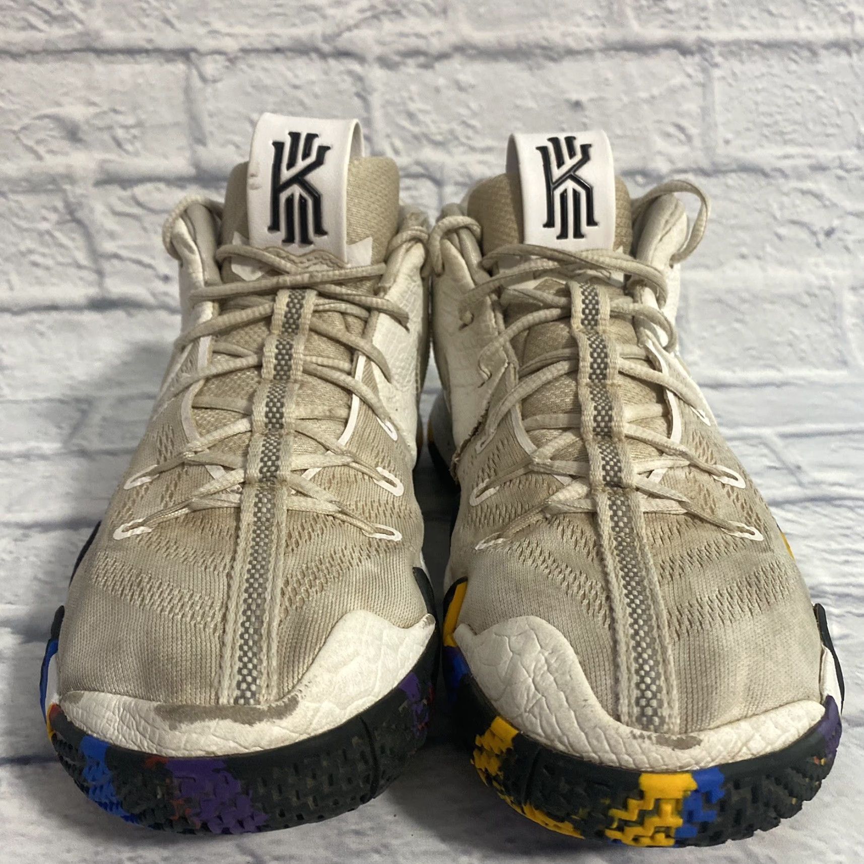Nike Nike Kyrie 4 NCAA March Madness White Multicolor 943806-104 Men’s Size 11.5 Basketball Sneaker Mens Size US 12 / EU 45 - 7 Thumbnail