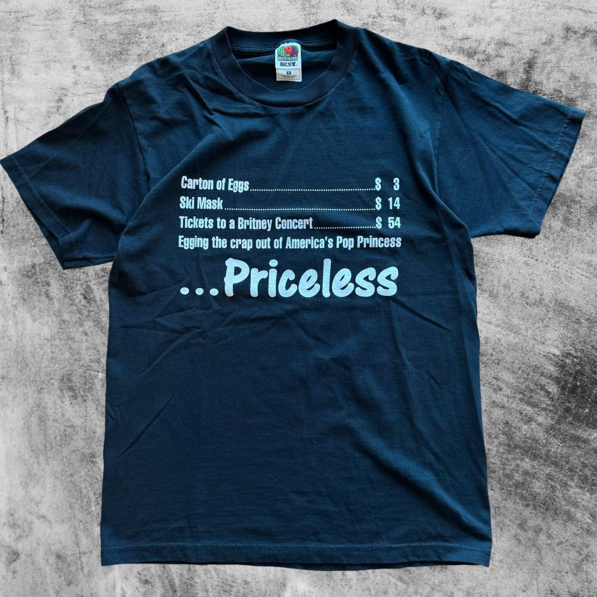 Band Tees × Fruit Of The Loom × Vintage vintage 90s brittney spears pop princess priceless tee Size US M / EU 48-50 / 2 - 1 Thumbnail