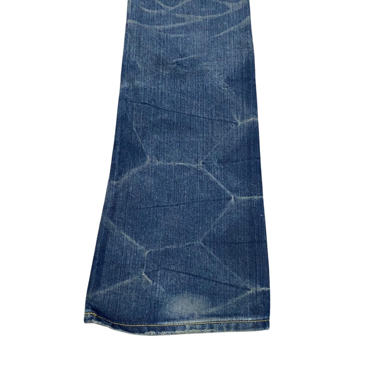 Japanese Brand LEE x MIDAS Machiavel Denim Flare Jeans Size US 30 / EU 46 - 15 Thumbnail
