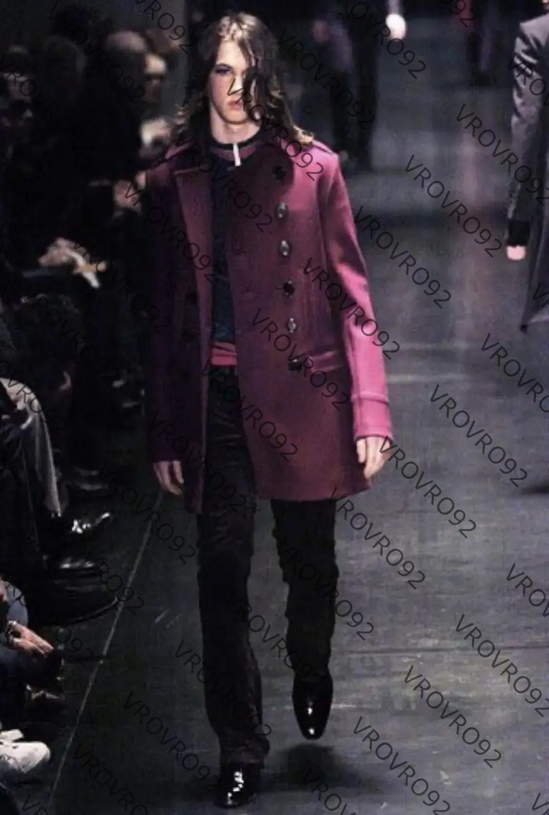 Hedi Slimane Hedi Slimane Dior Homme 12 Button Wool Military Long Coat Size US S / EU 44-46 / 1 - 9 Thumbnail