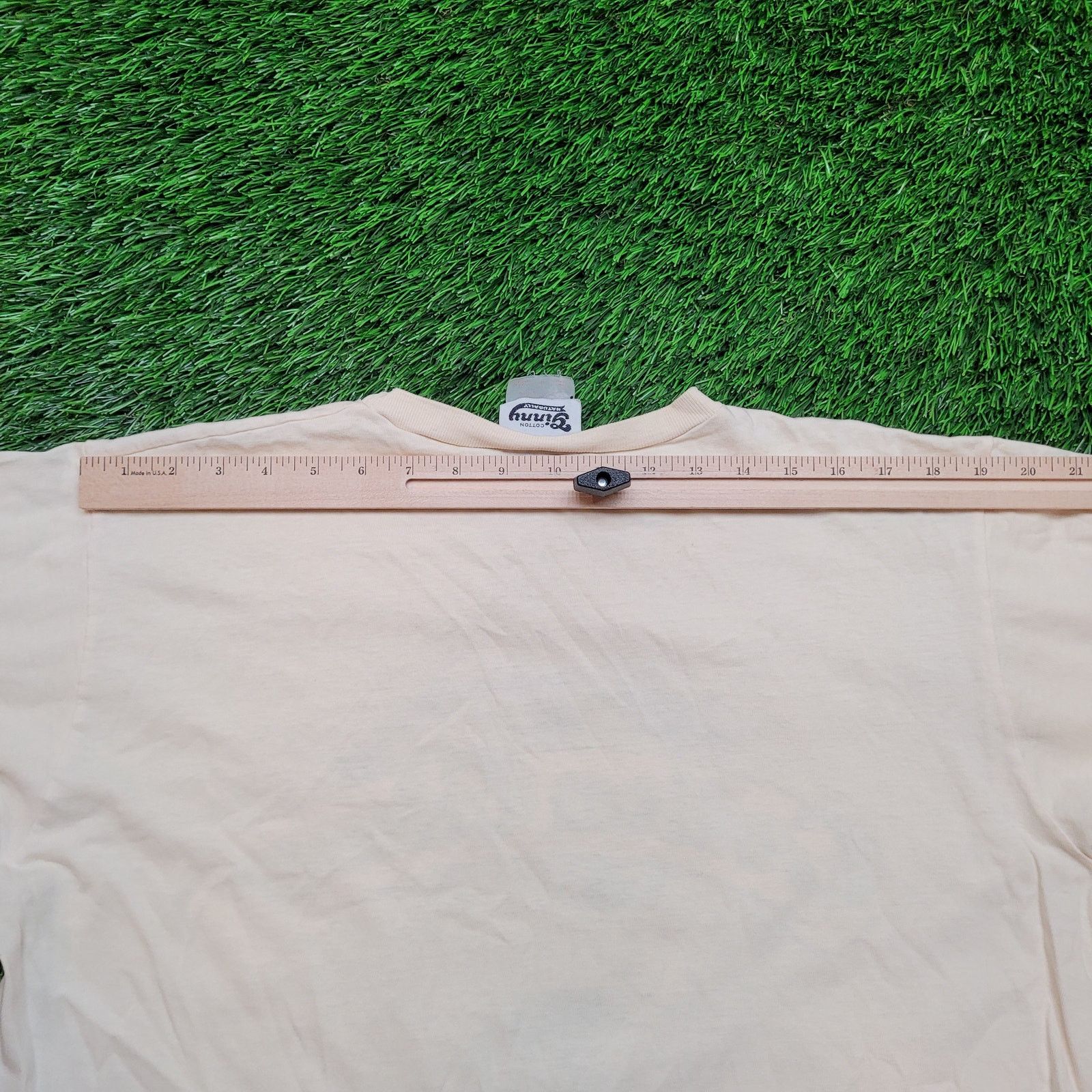 Vintage Vintage 90s Cotton Ginny T-Shirt Large Boxy Cropped Fit Size US L / EU 52-54 / 3 - 10 Thumbnail