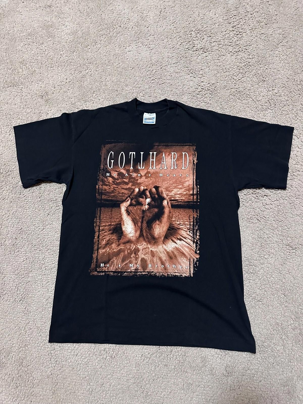 Fruit Of The Loom Vintage Gotthard 2000’s Screen Stars T-Shirt Size L USA Size US L / EU 52-54 / 3 - 1 Thumbnail