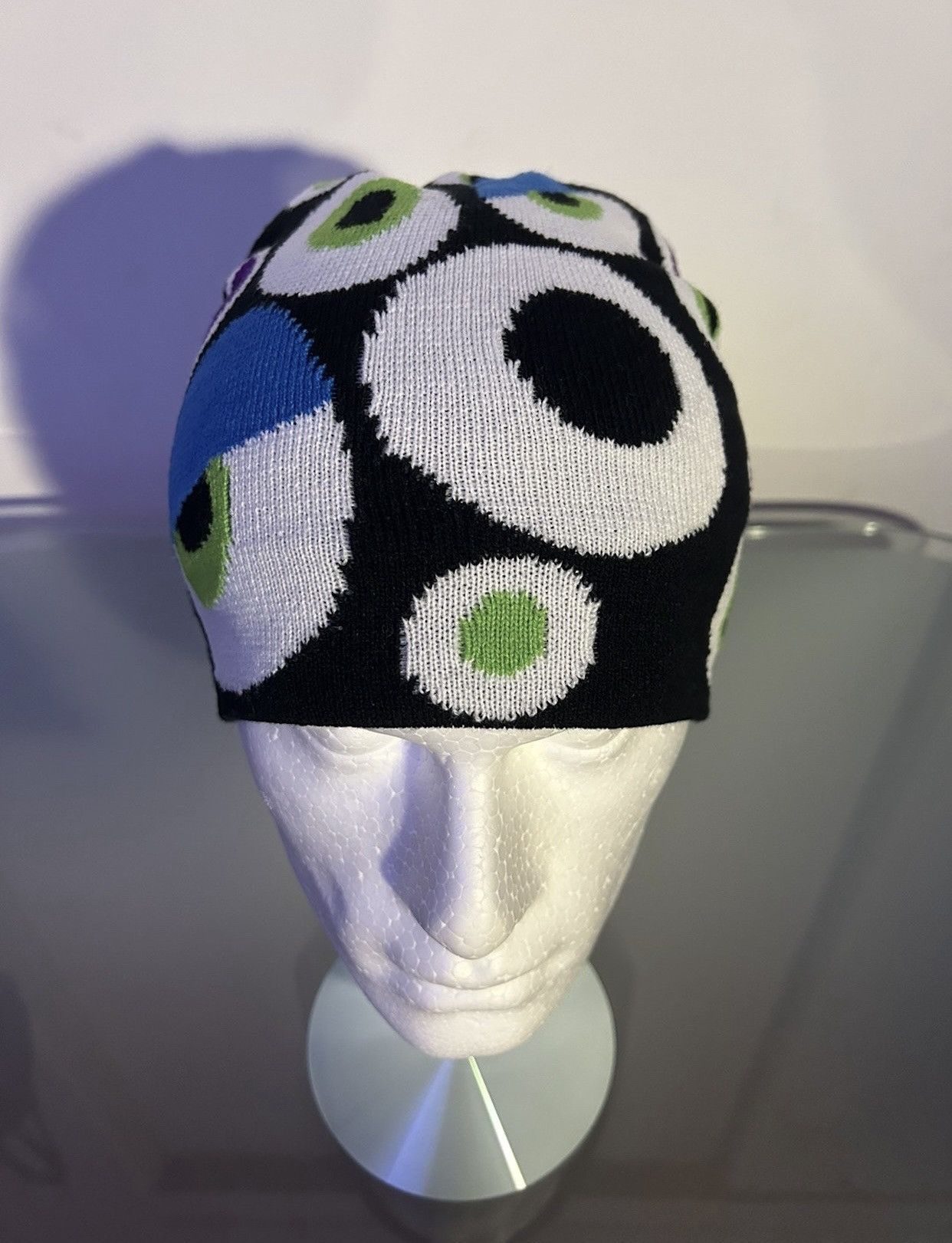 Japanese Brand × Vintage Y2K Monster Eyes Beanie (black) Size ONE SIZE - 6 Thumbnail