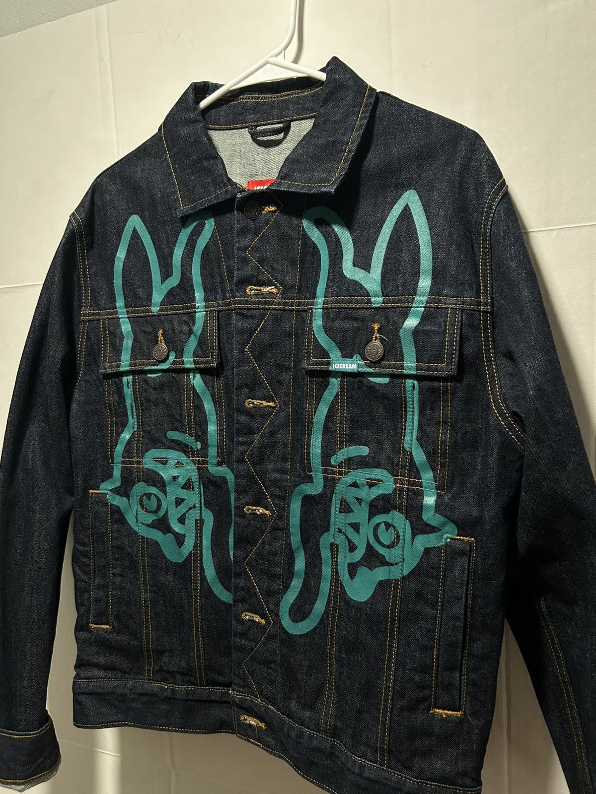Icecream Vintage Ice Cream Running Dog Denim Jacket Size US M / EU 48-50 / 2 - 1 Thumbnail