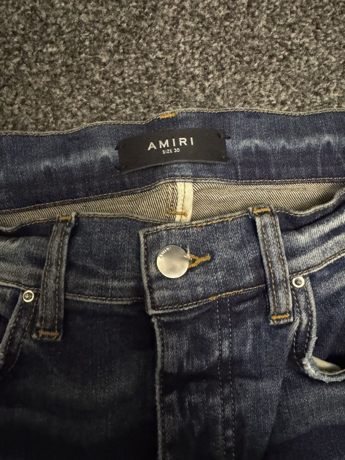Amiri Amiri Deep Classic Indigo Stack Jeans Size US 30 / EU 46 - 4 Thumbnail