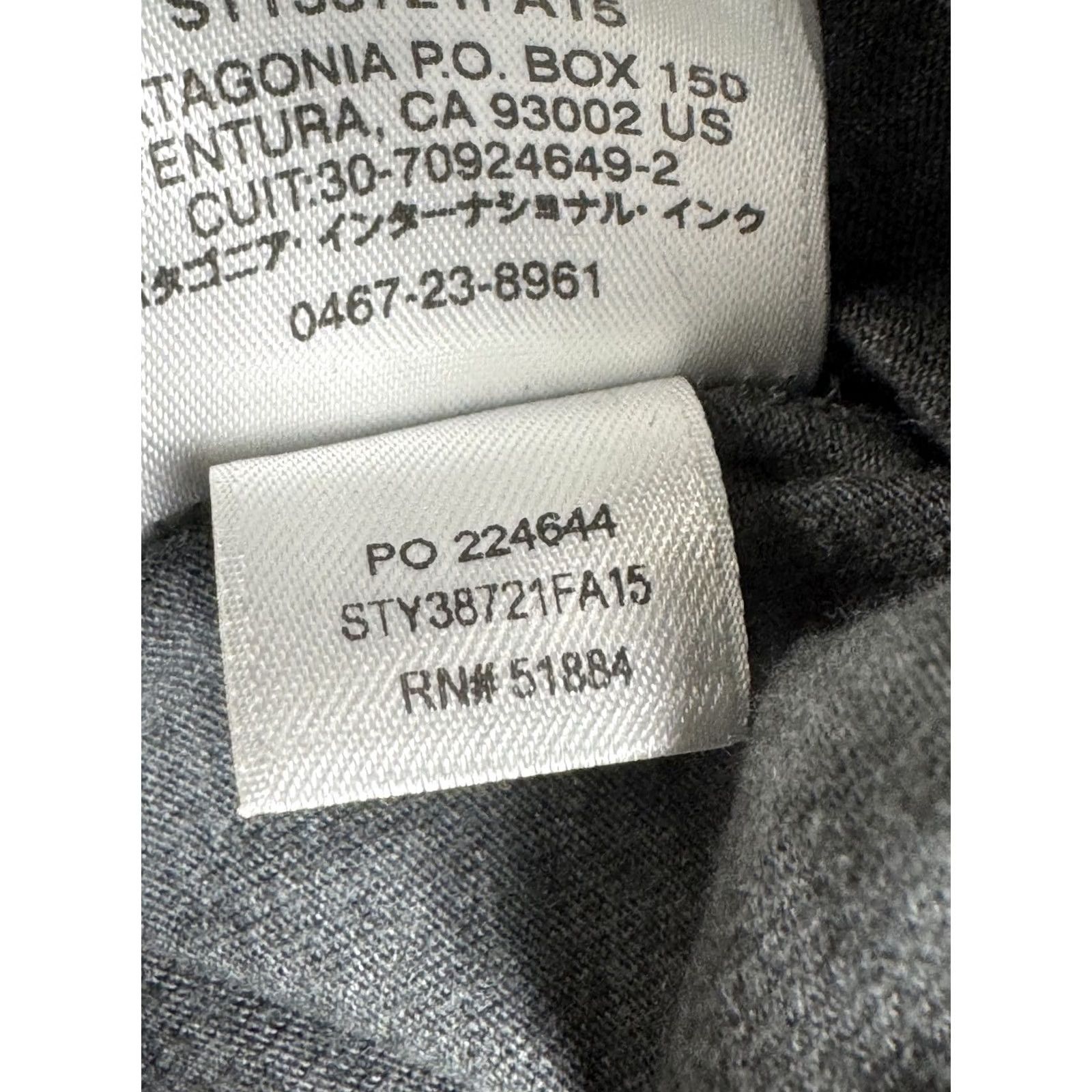 Patagonia Patagonia Men's S Slim Fit T-Shirt Dark Gray Flying Fish Trident Graphic Print Crew Neck Short Sleeve Womens? Size US S / EU 44-46 / 1 - 6 Thumbnail