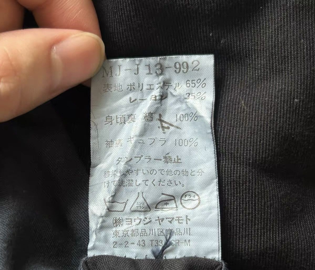 Yohji Yamamoto Yohji Yamamoto 04AW Garment-Dyed Stitch Blazer Size 40R - 8 Thumbnail