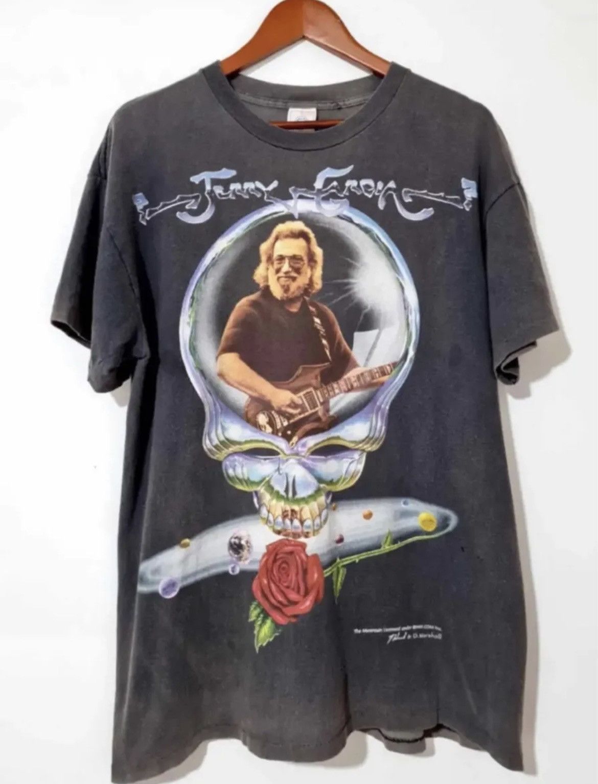 Grateful Dead Grateful dead jerry garcia vtg 1995 tshirt total fade L RARE Size US L / EU 52-54 / 3 - 1 Thumbnail